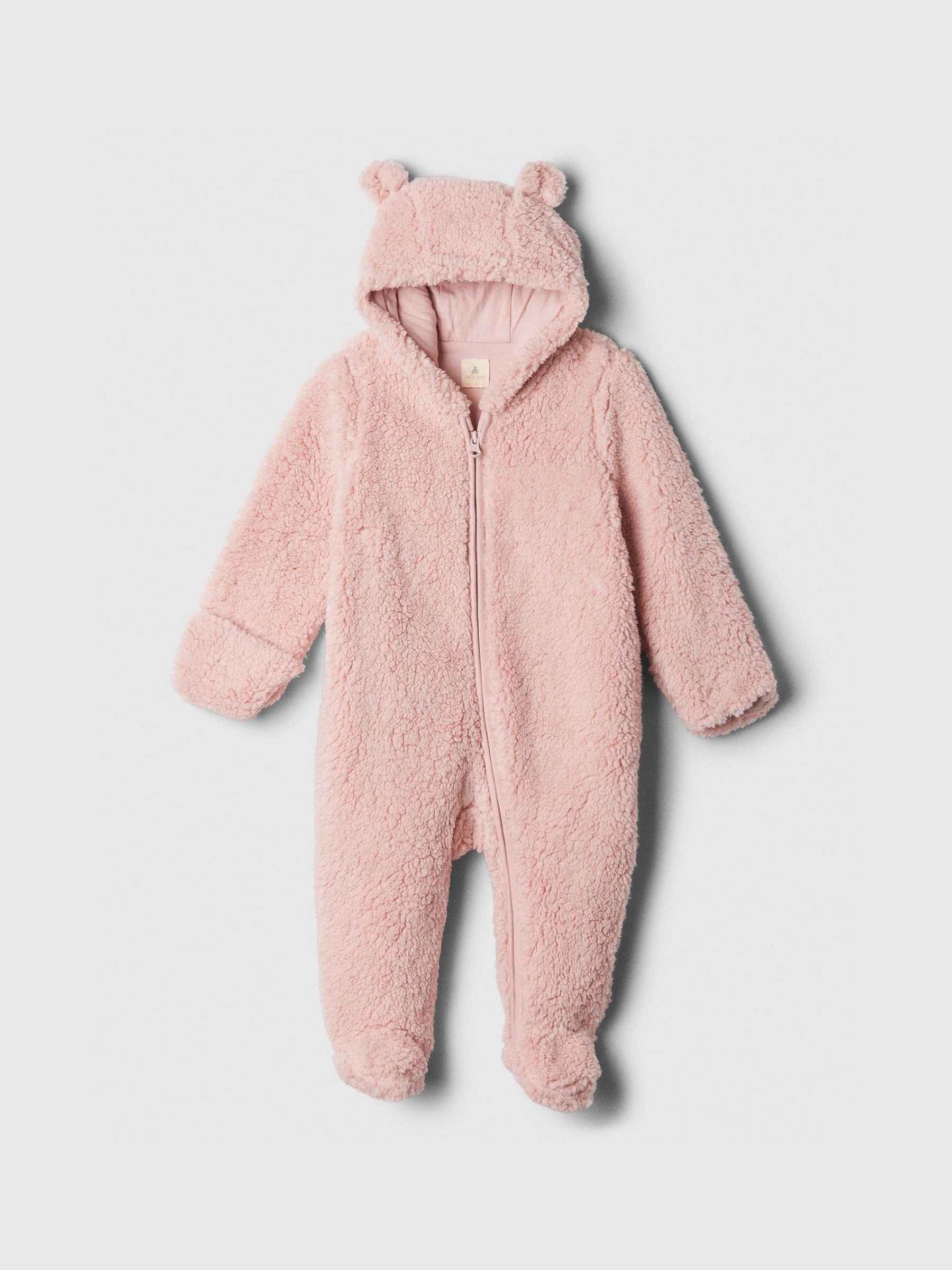 Baby gap sherpa onesie sales