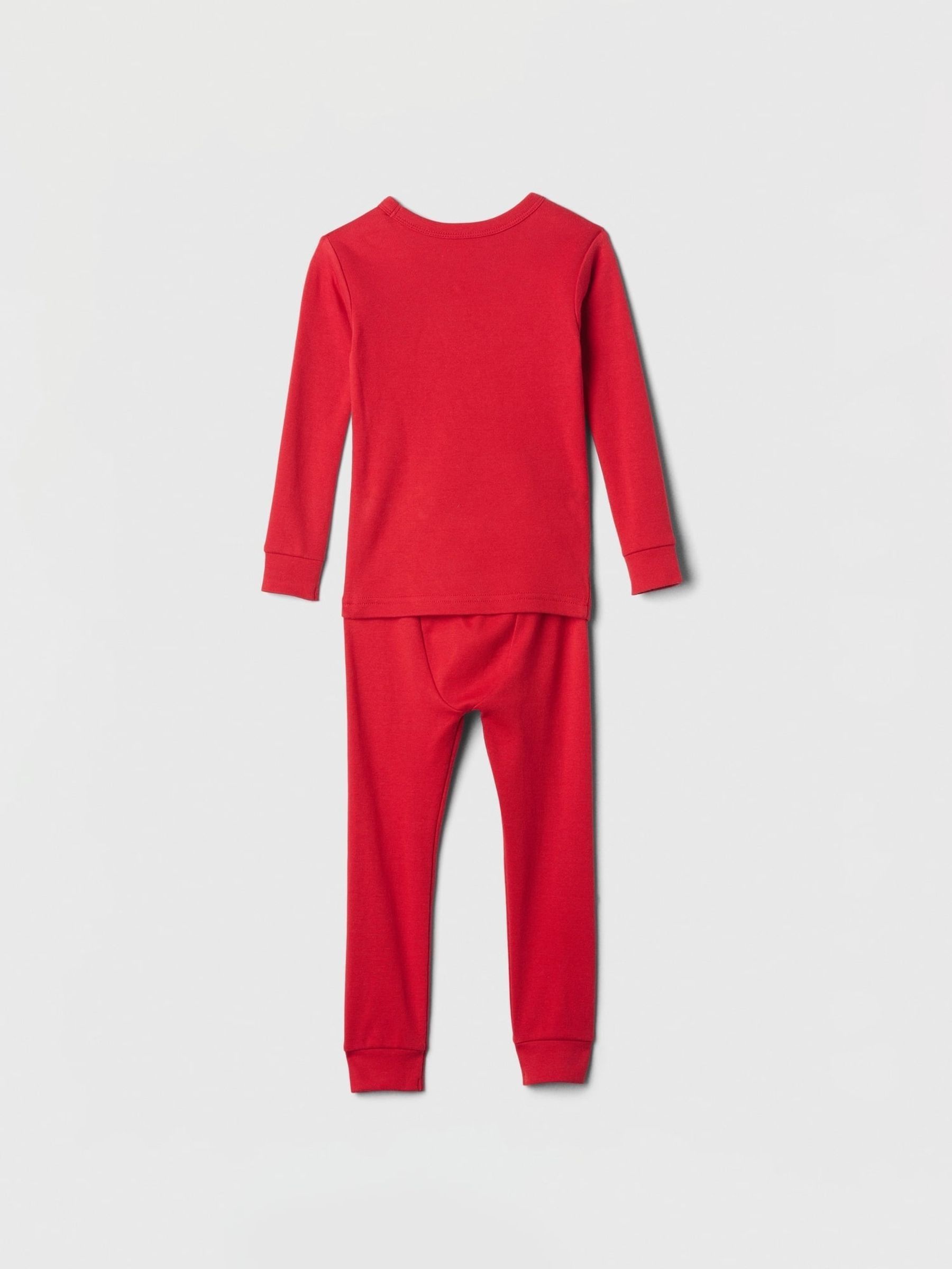 Red Firefighter Costume Cotton Long Sleeve Pyjama Set 6mths 5yrs