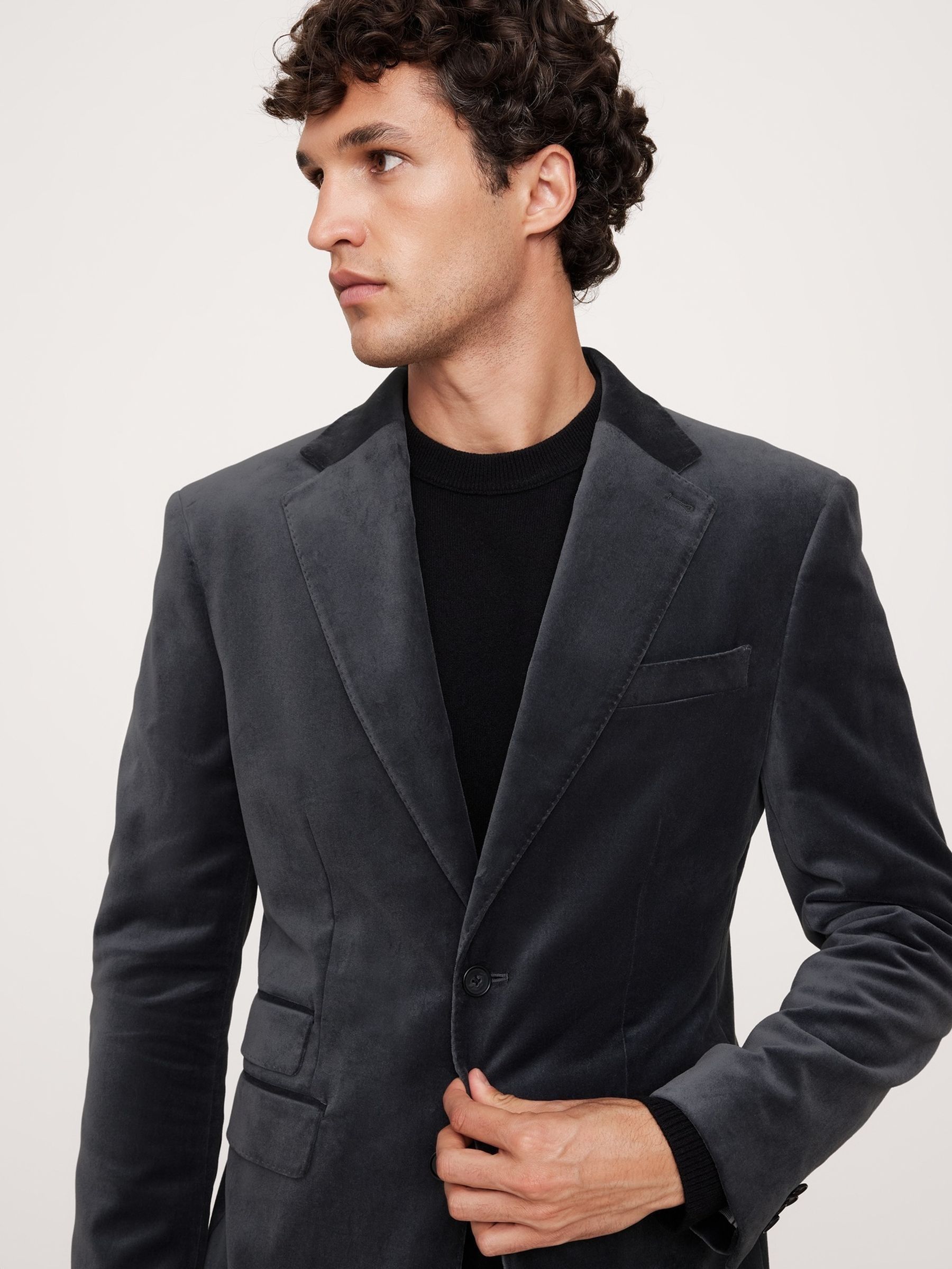 Gap velvet jacket shop
