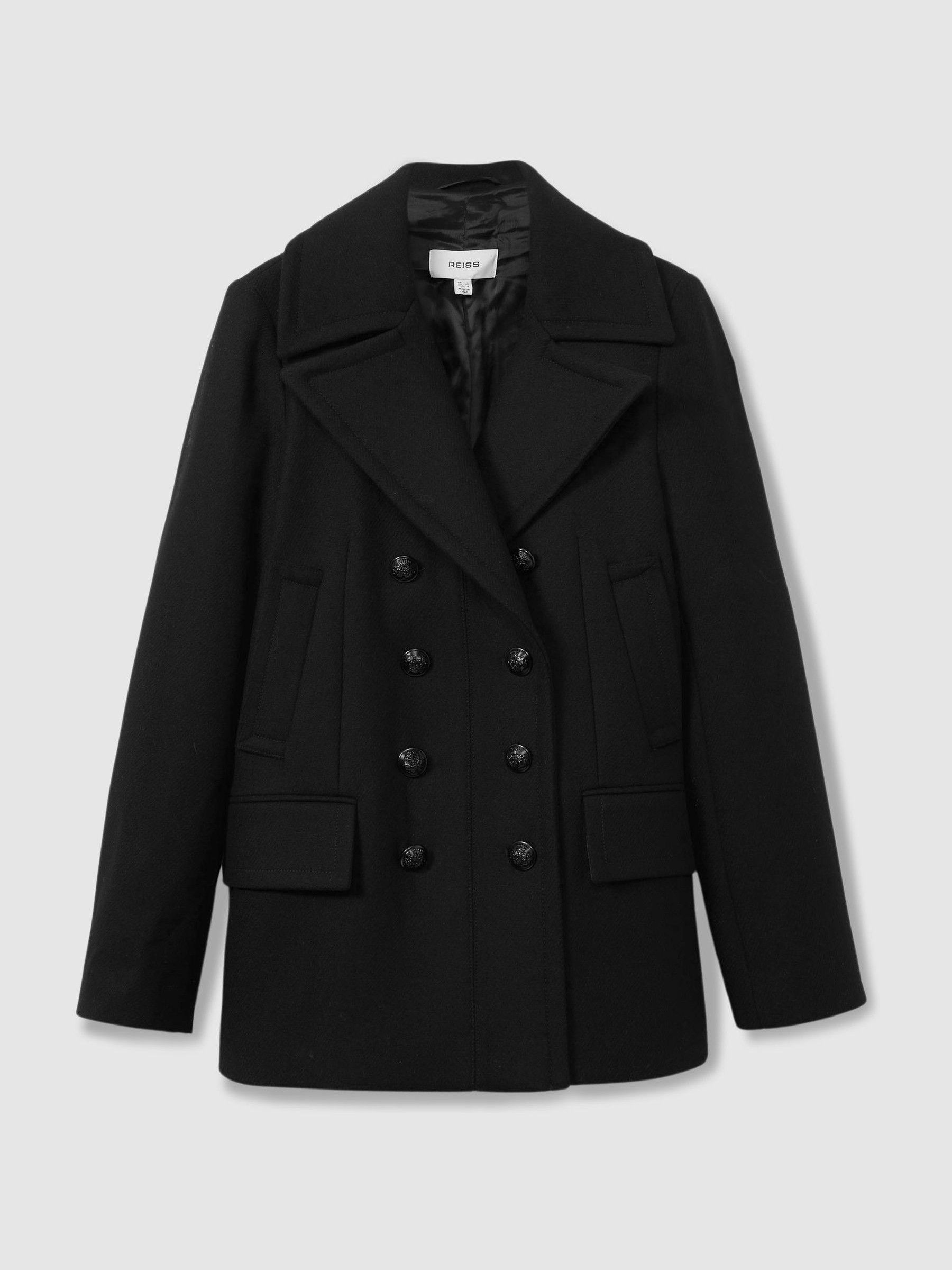 Reiss coat black shop