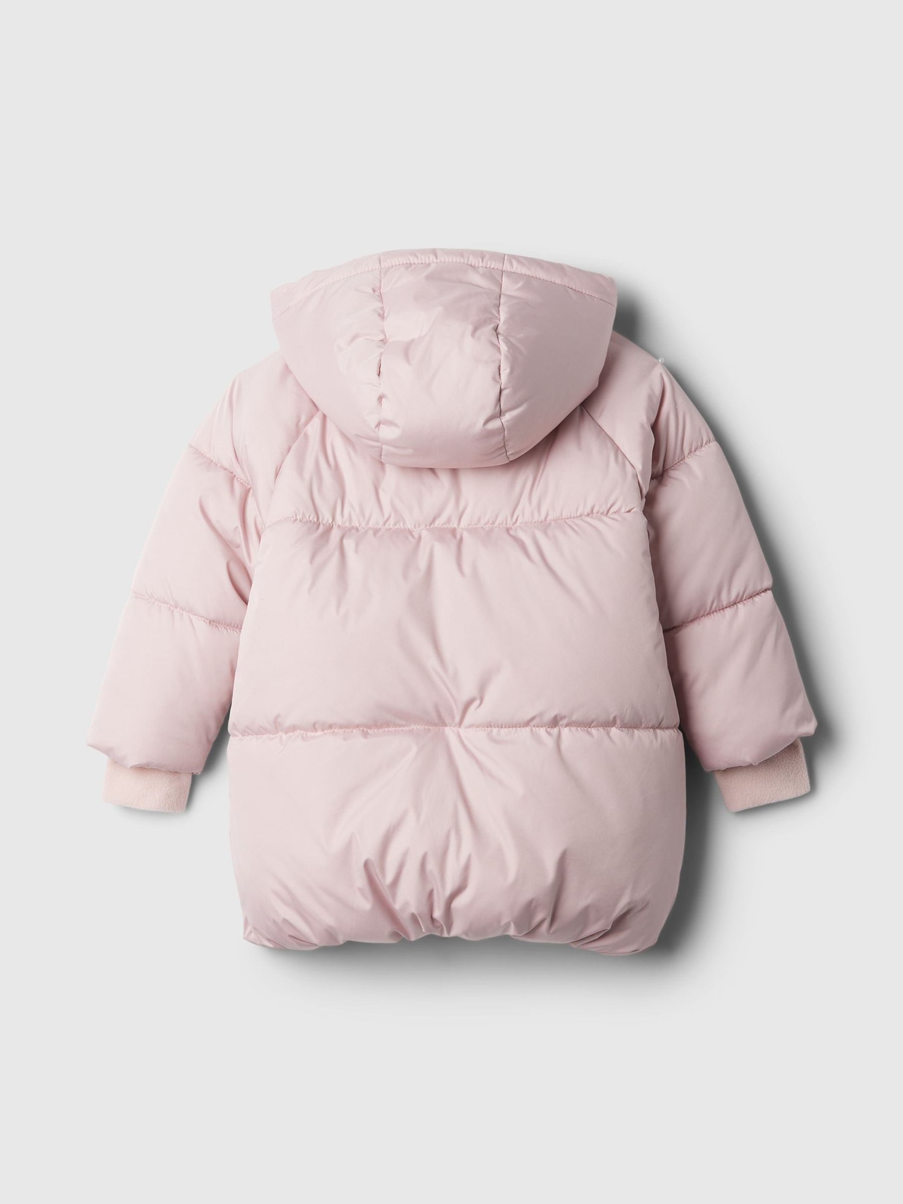 Pink Heavyweight Sherpa Lined PrimaLoft Puffer Coat 6mths 5yrs