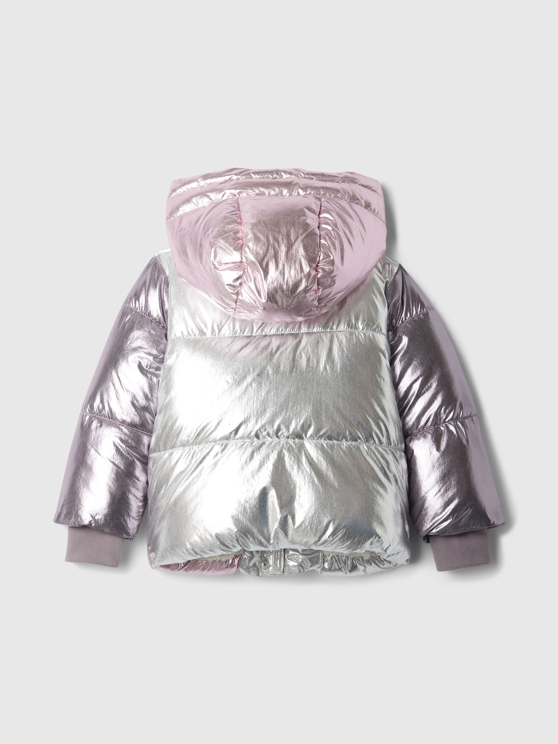 Silver bubble coat outlet
