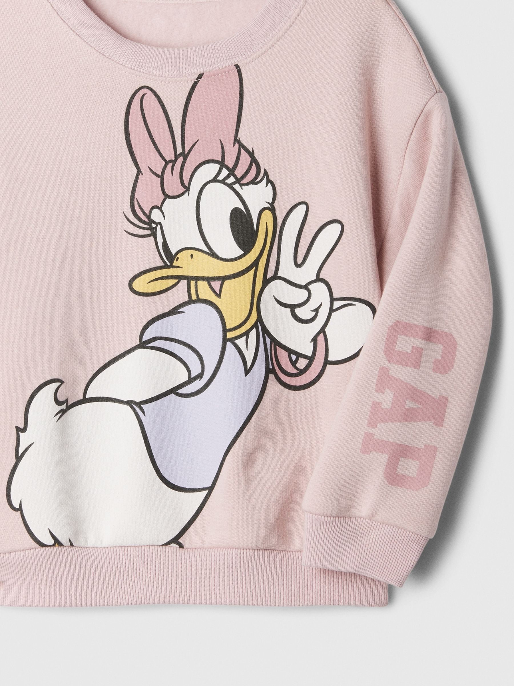 Buy Pink Daisy Duck Disney Relaxed Graphic Jumper 6mths 5yrs from the Gap online shop