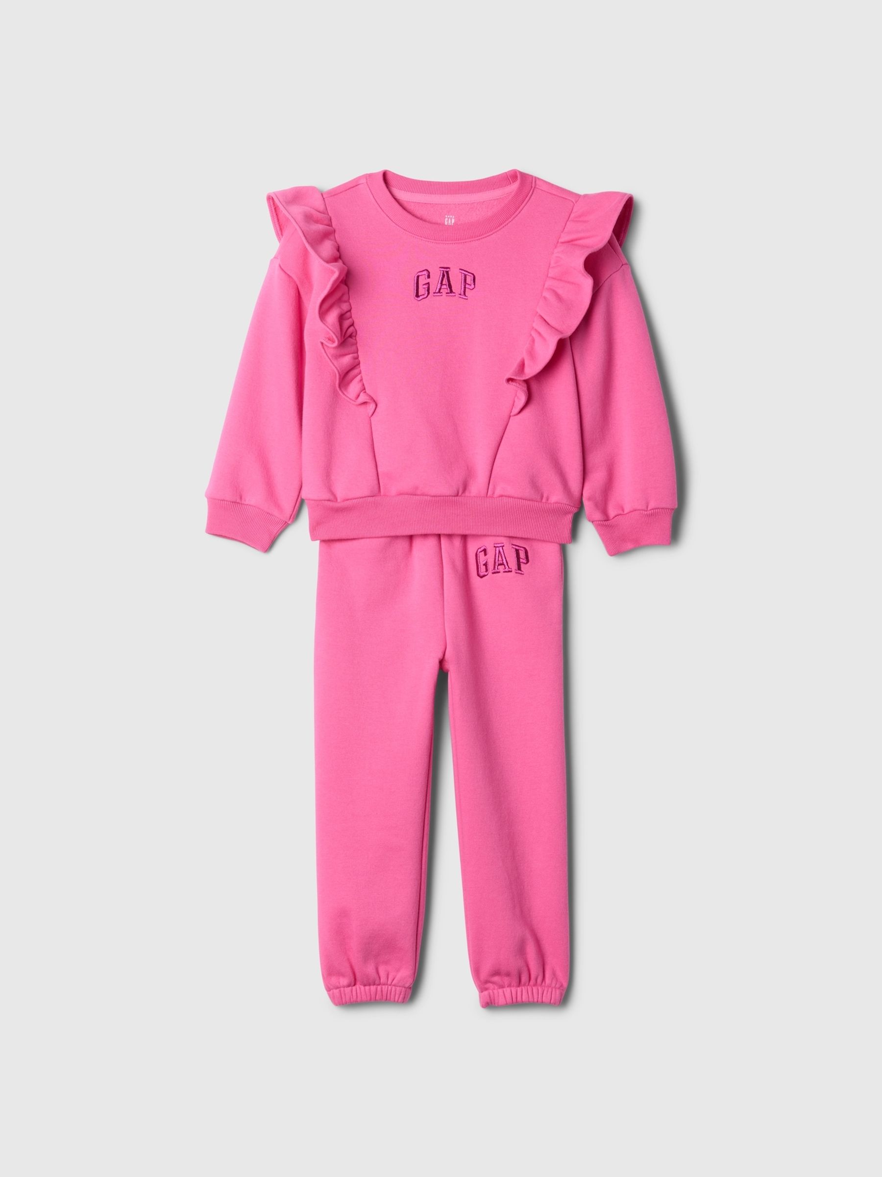 Pink gap sweatsuit hot sale