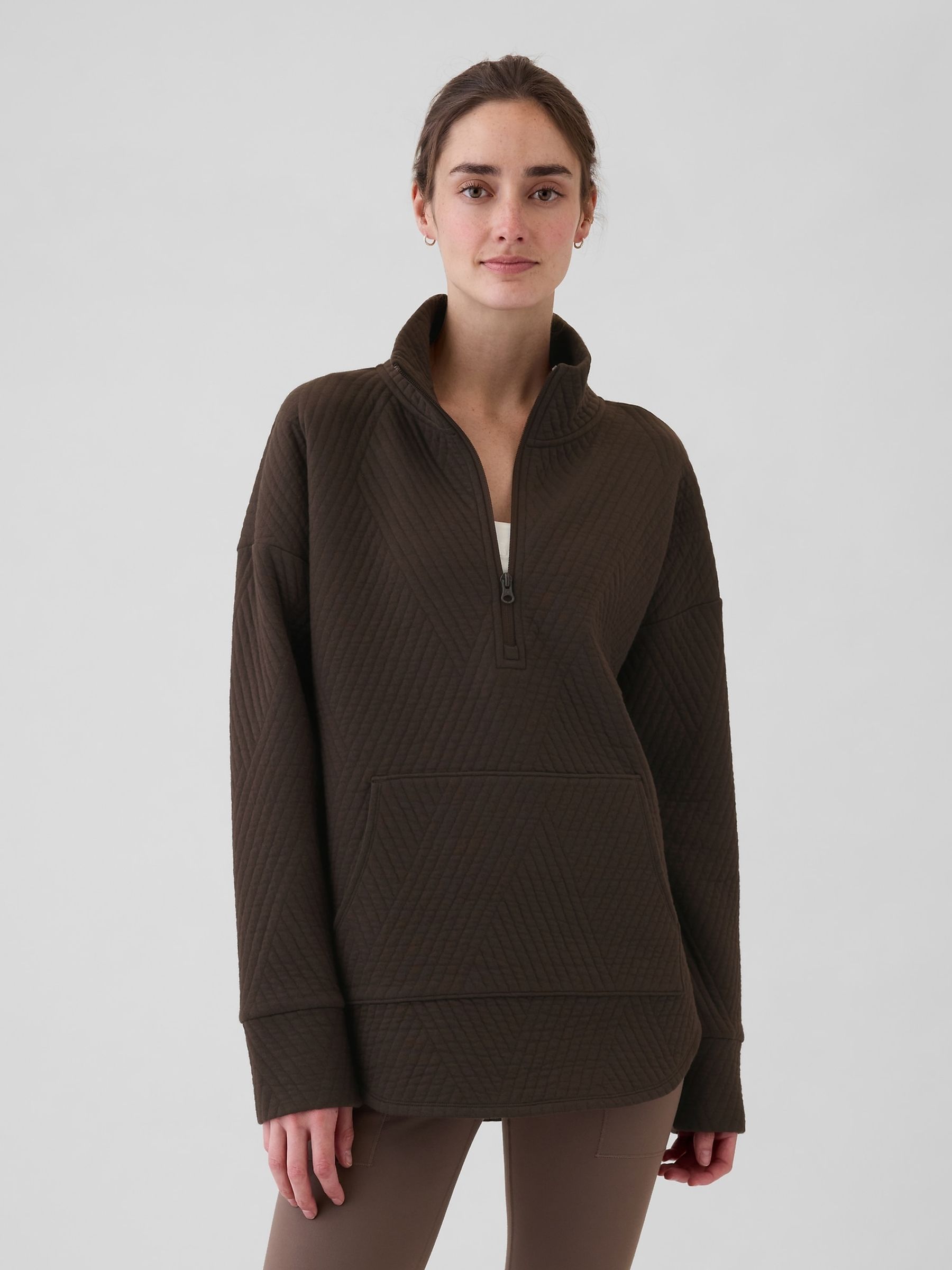 Gap quilted sweatshirt shop