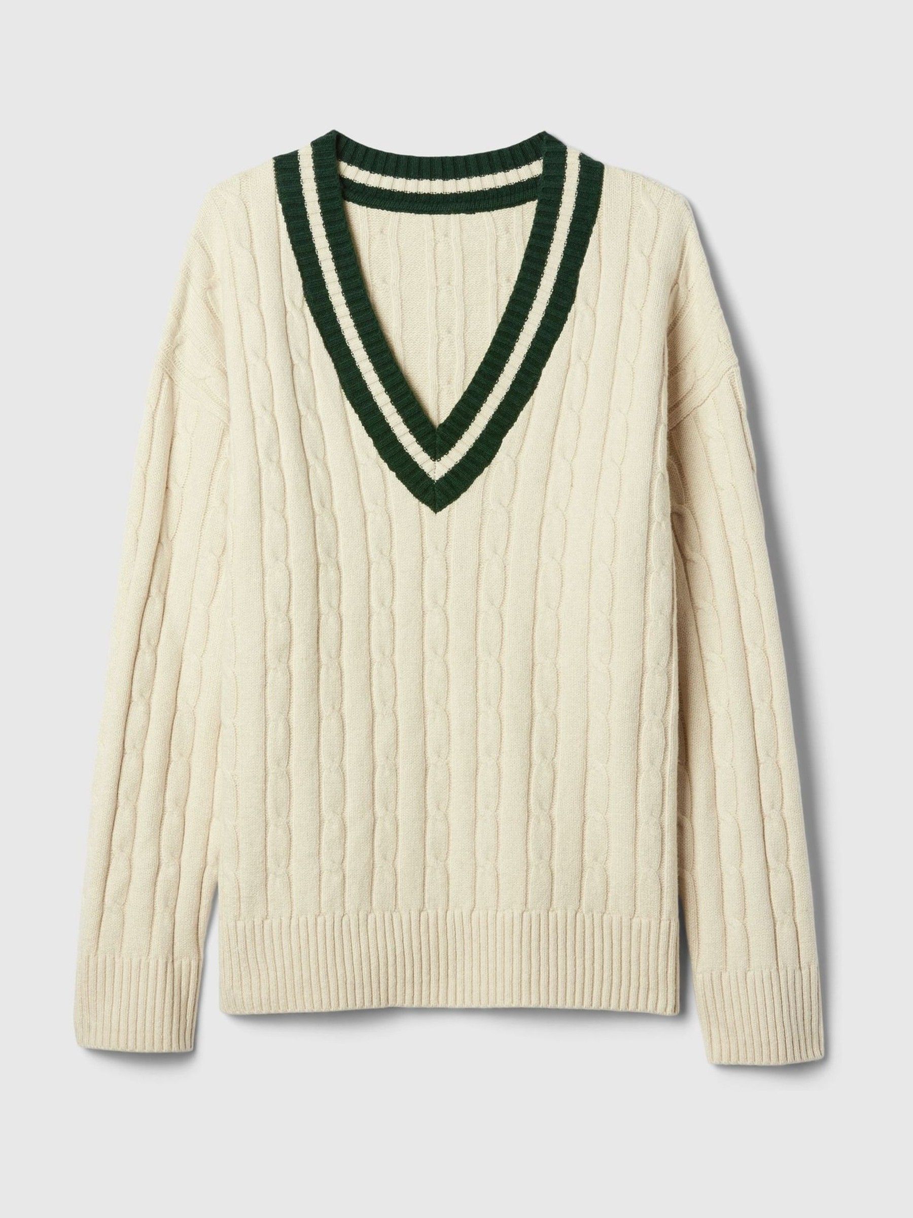 Varsity knit sweater best sale