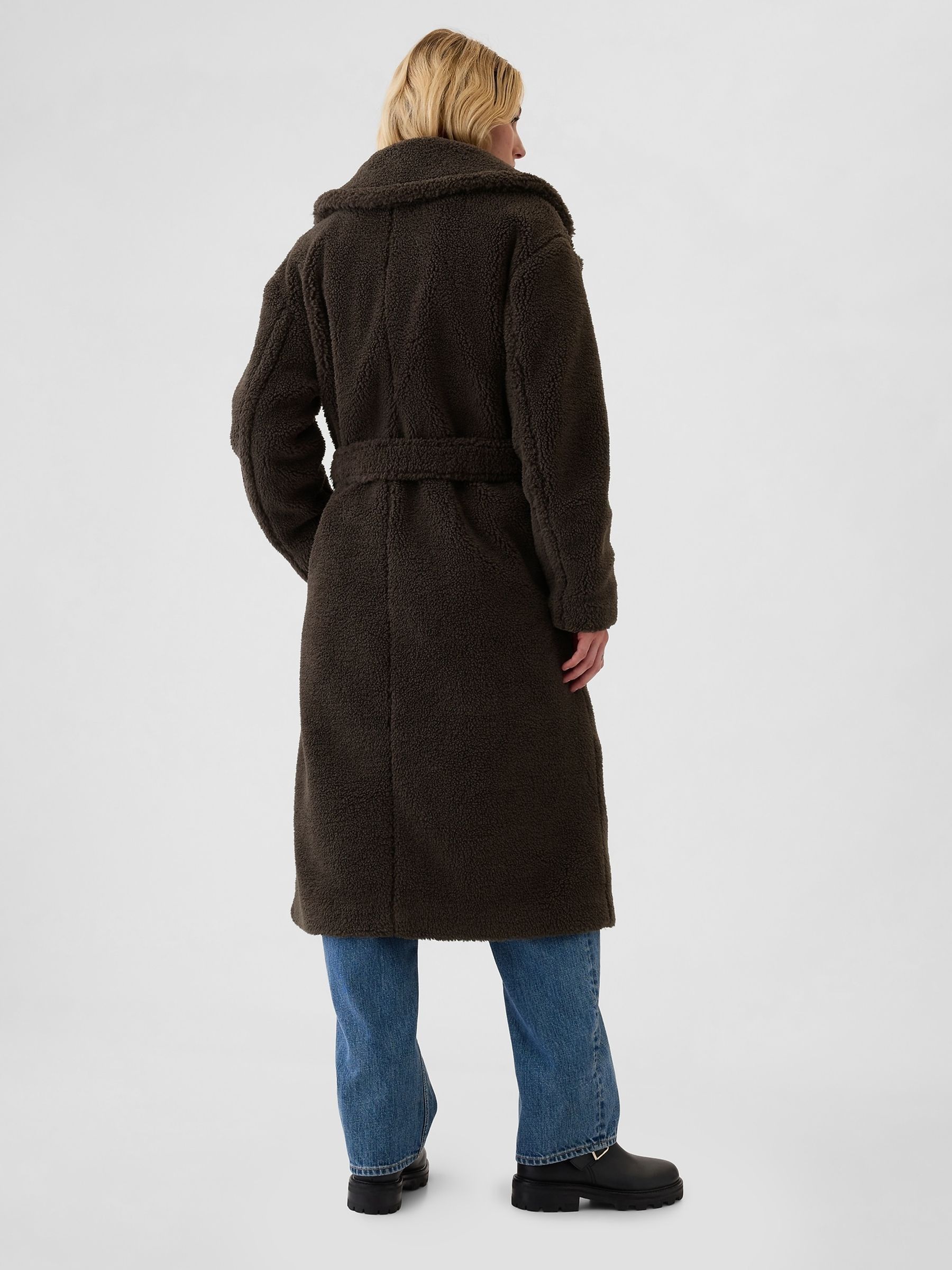 Sherpa teddy coat discount