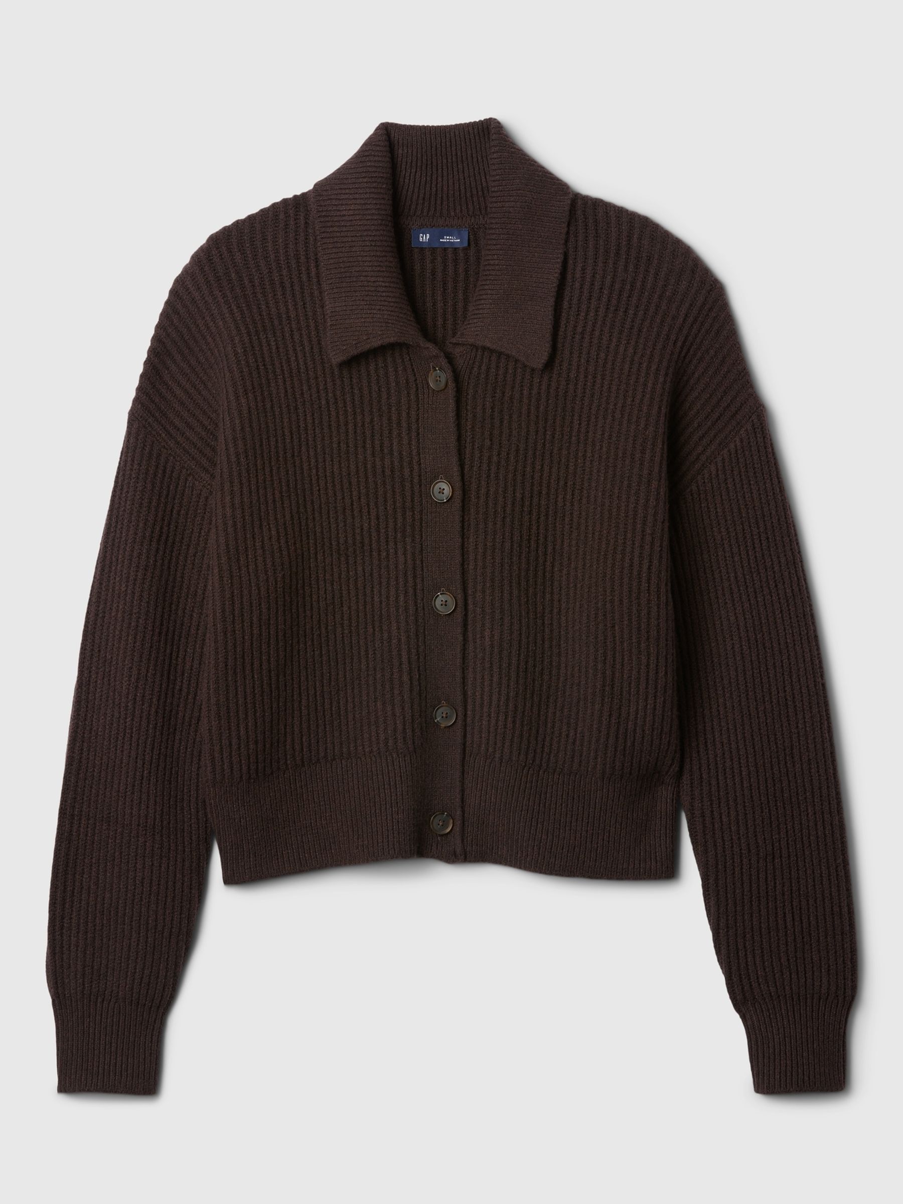 Long sleeve ribbed cardigan outlet