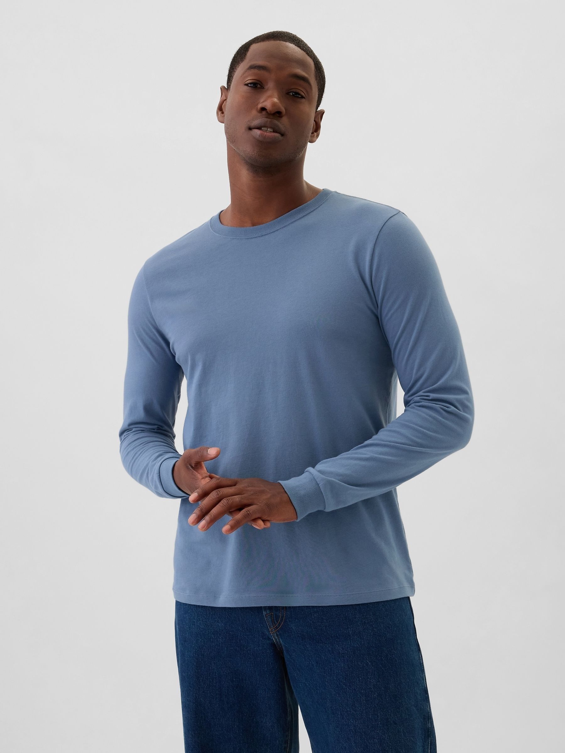 Gap long sleeve crew neck 2025