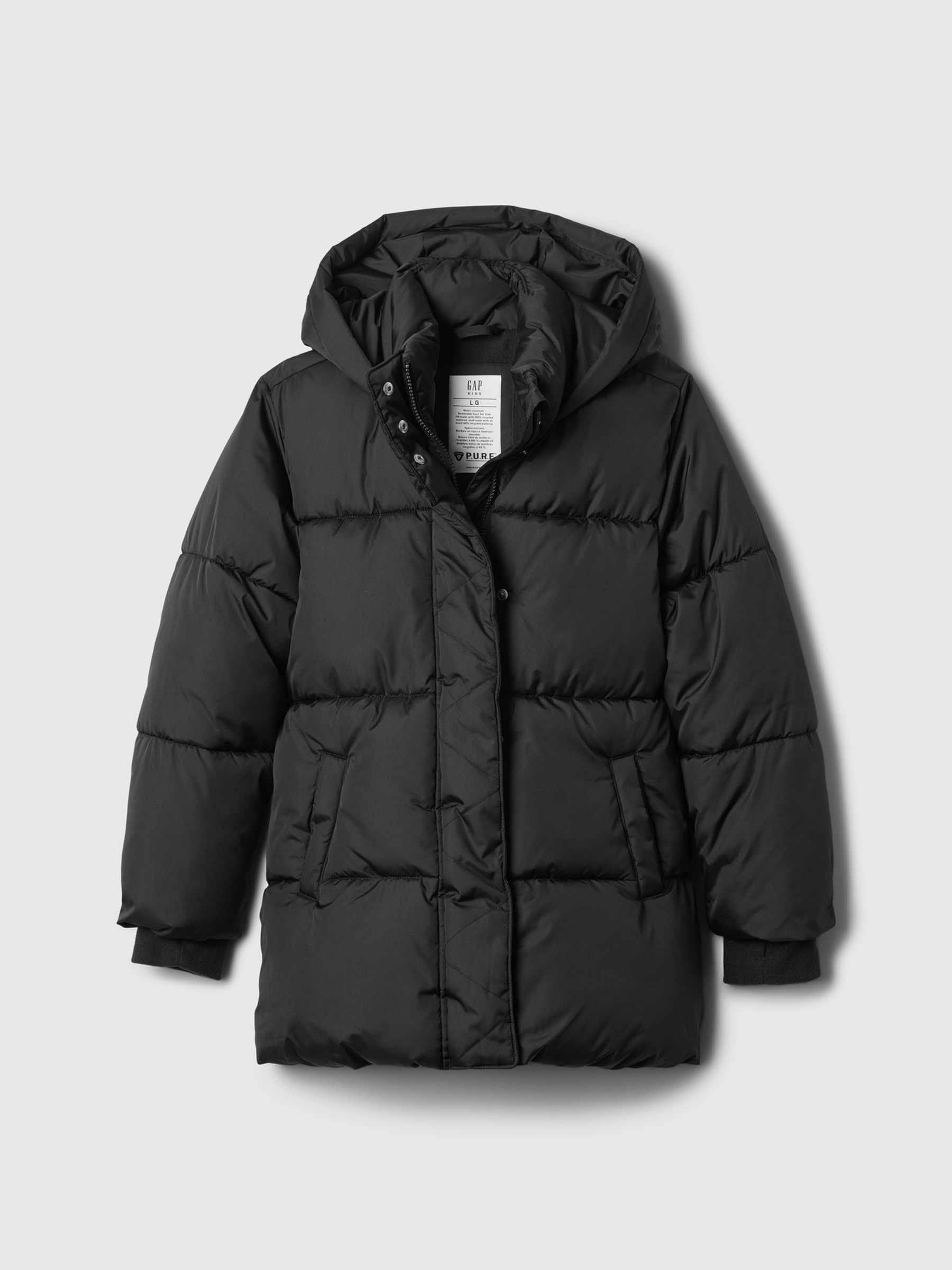 Buy Black Heavyweight PrimaLoft Puffer Jacket 4 13yrs from the Gap online shop