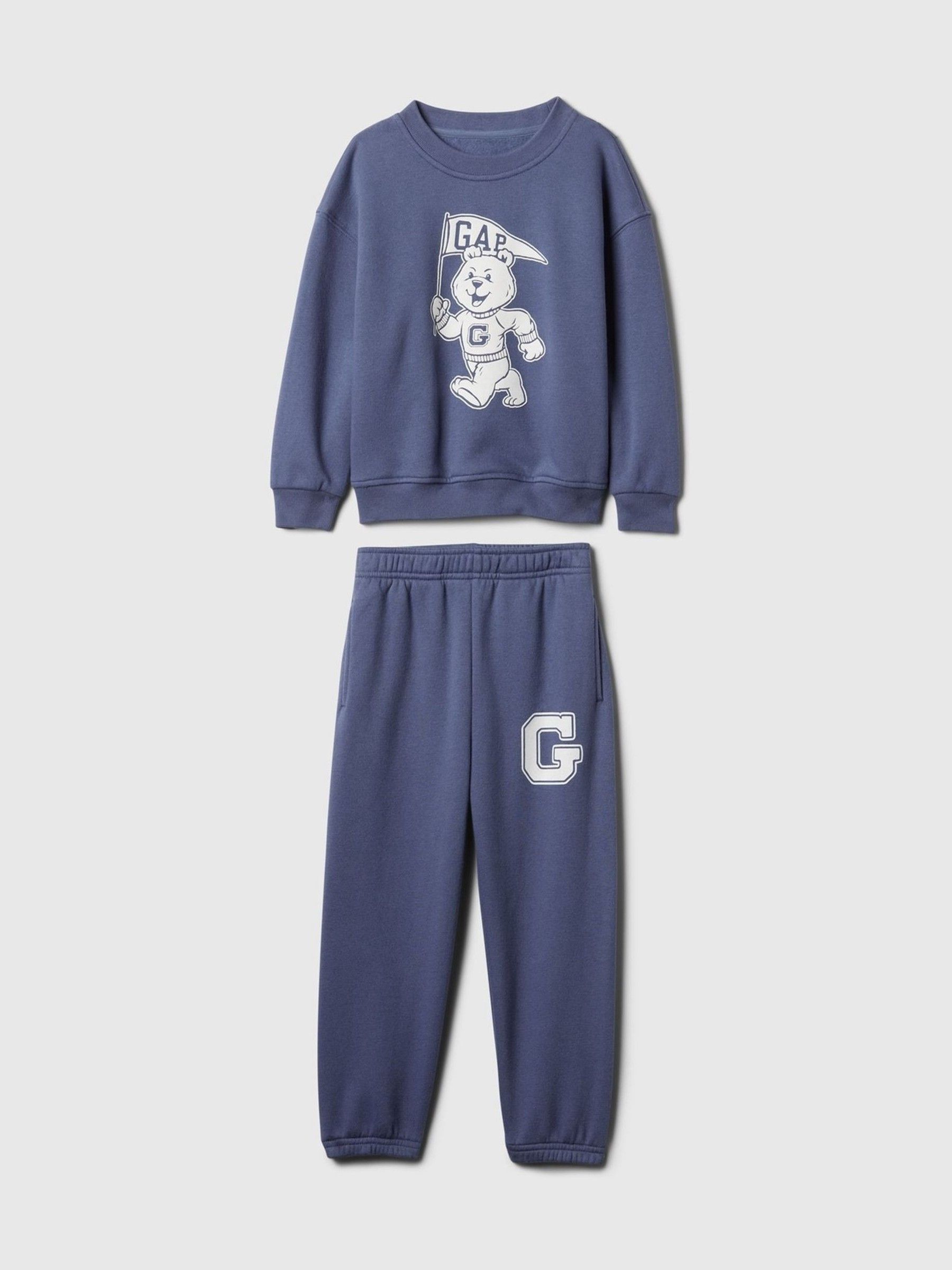 Blue Vintage Soft Athletic Logo Sweatshirt Jogger Set 6mths 5yrs