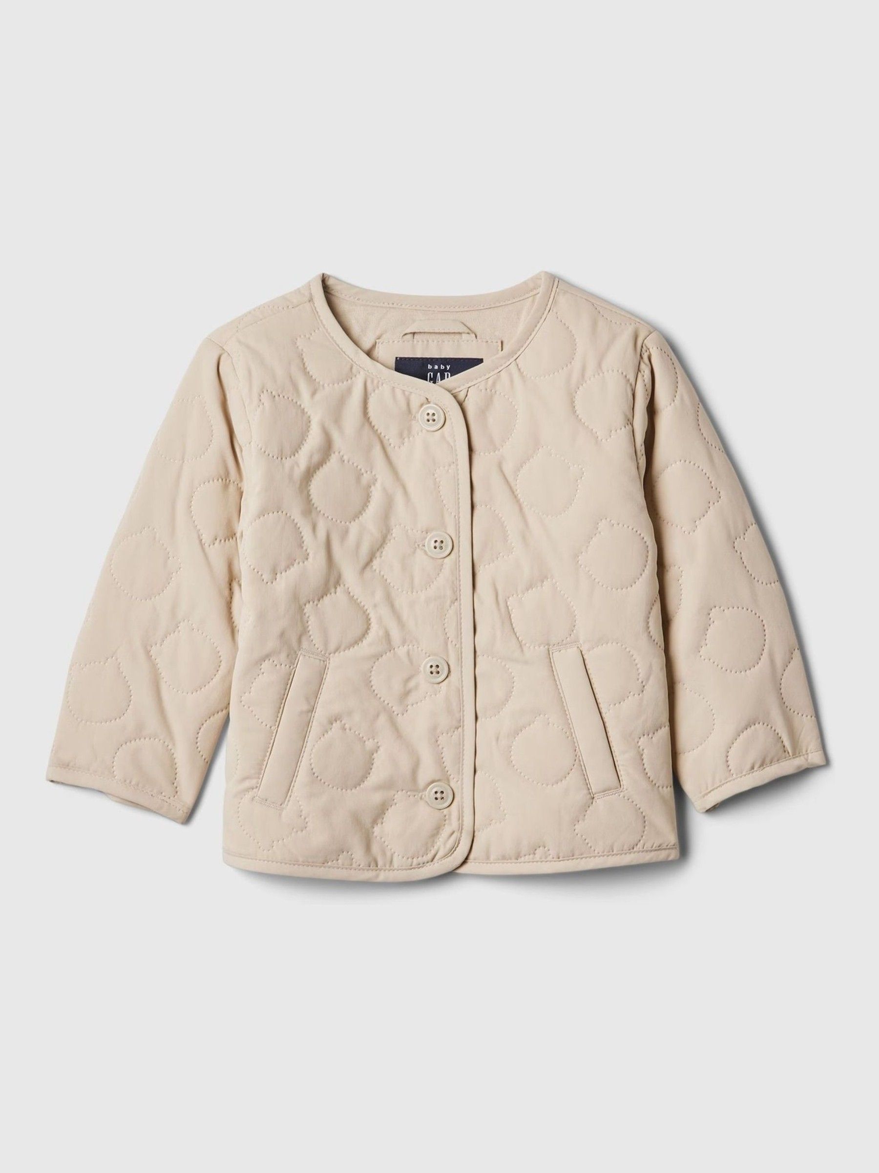 Quilted jacket for baby girl on sale