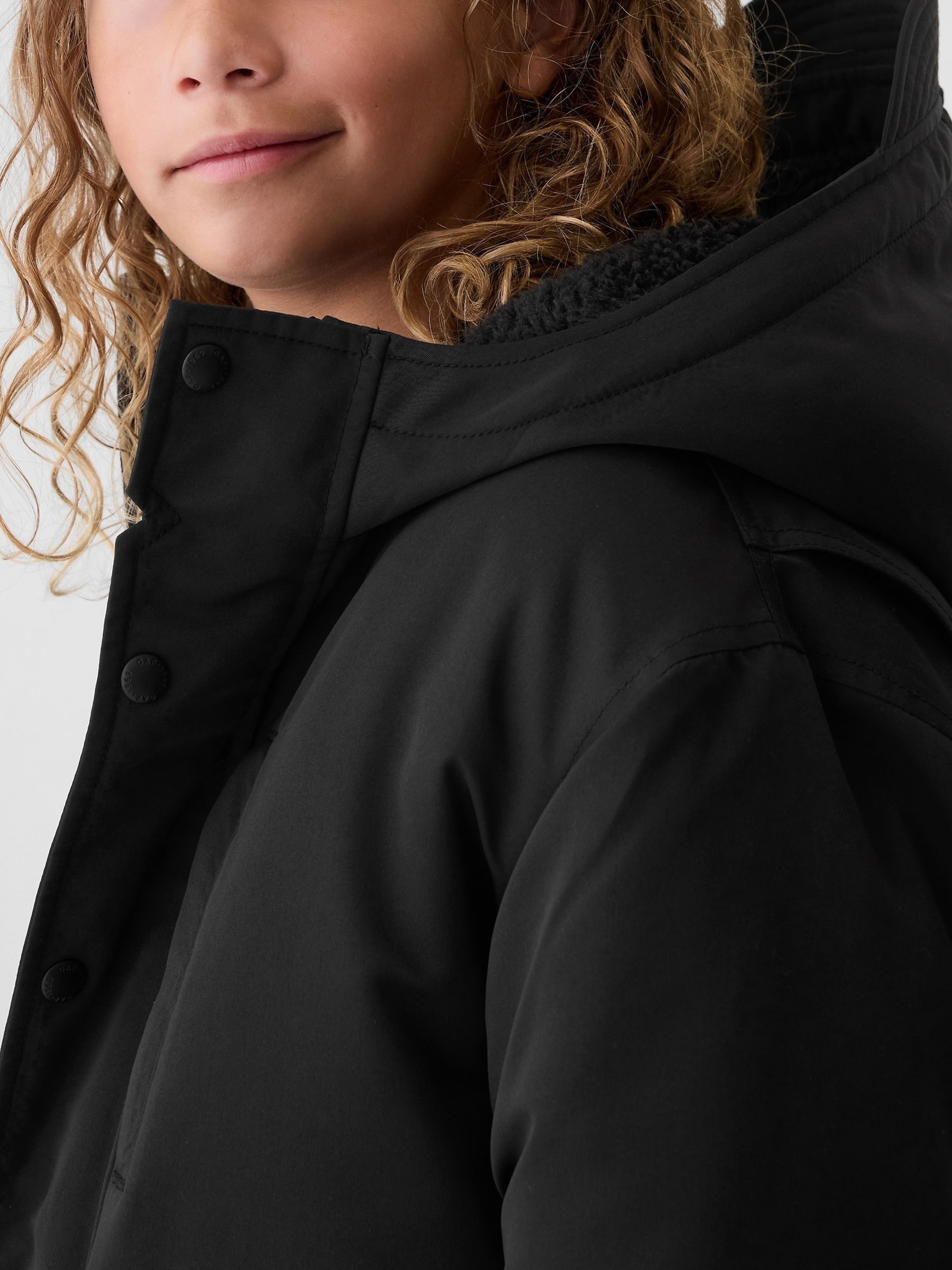 Black Heavyweight Parka Coat (4-13yrs) | Gap