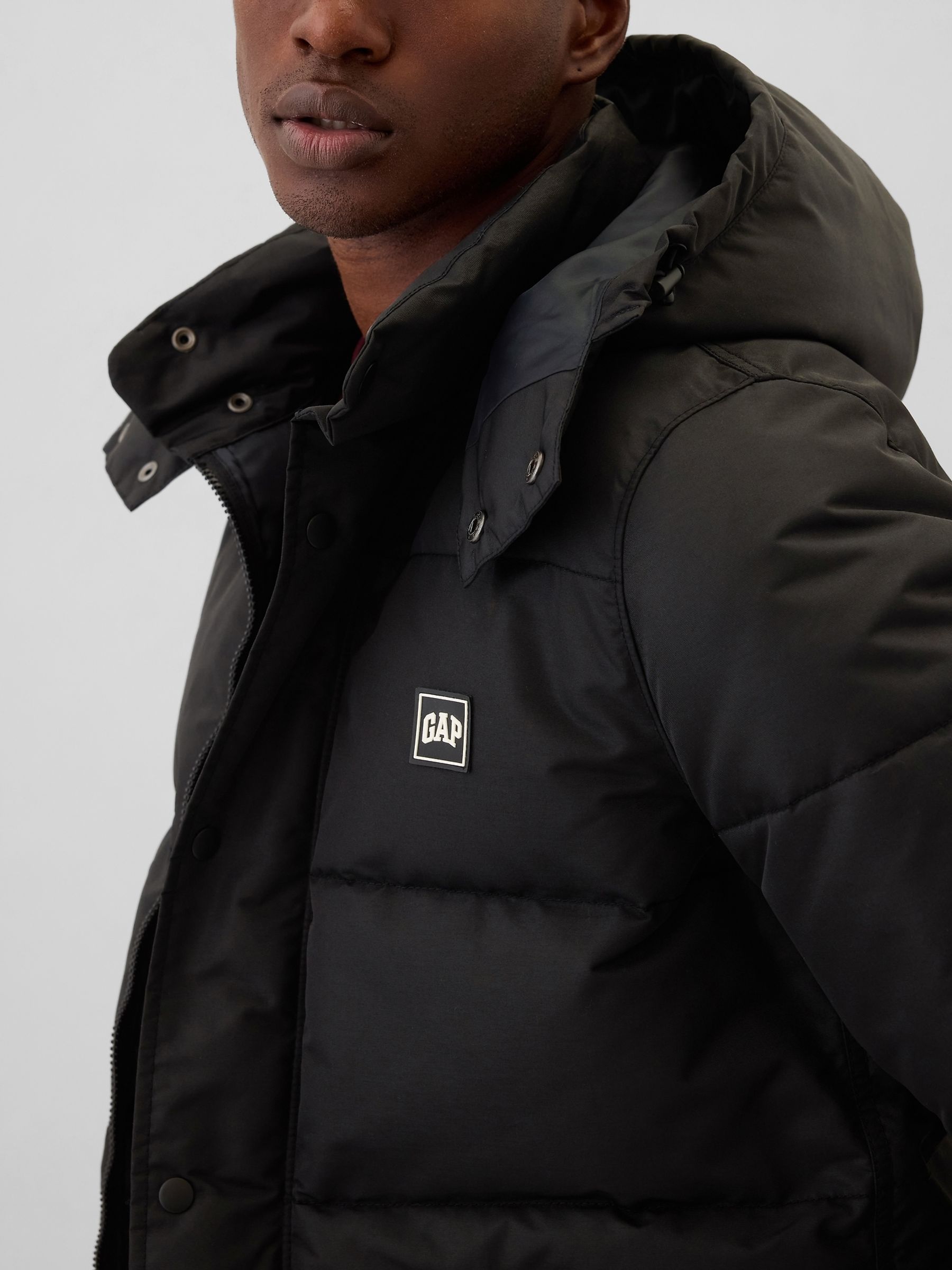 Black Cold Control Max Puffer Coat Gap