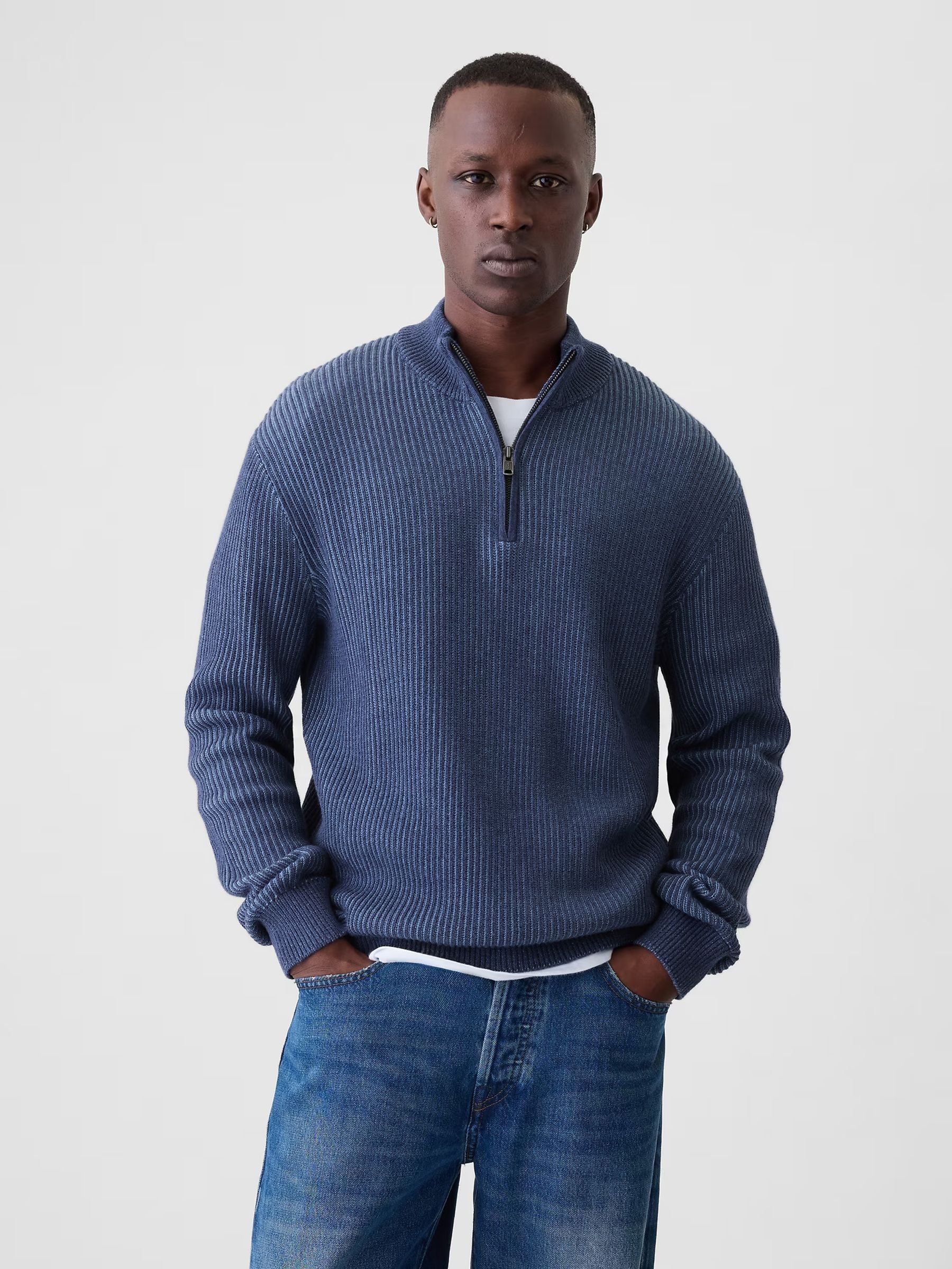 Quarter zip over button down hotsell