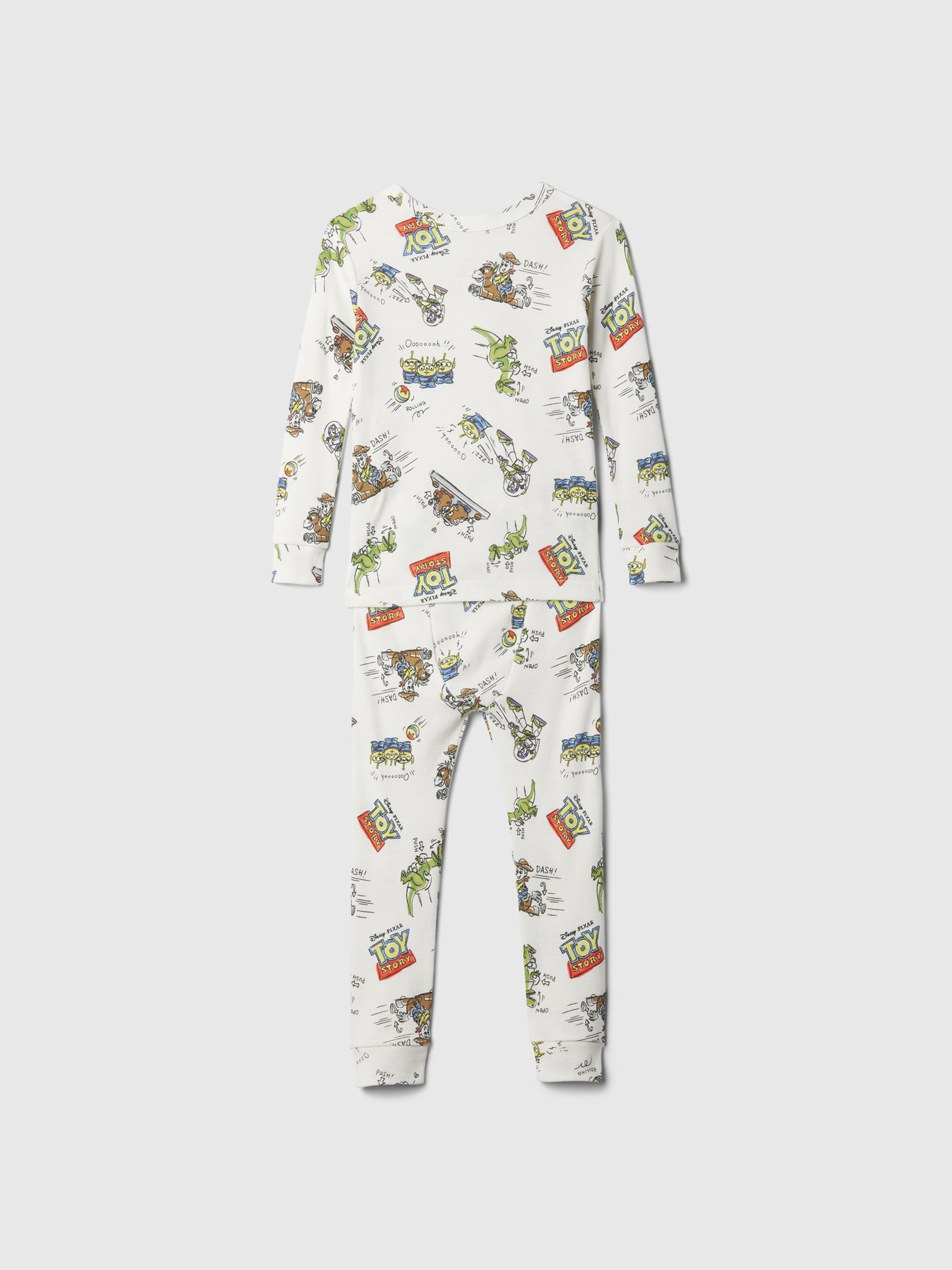 White Disney Toy Story Cotton Long Sleeve Pyjama Set 12mths 5yrs