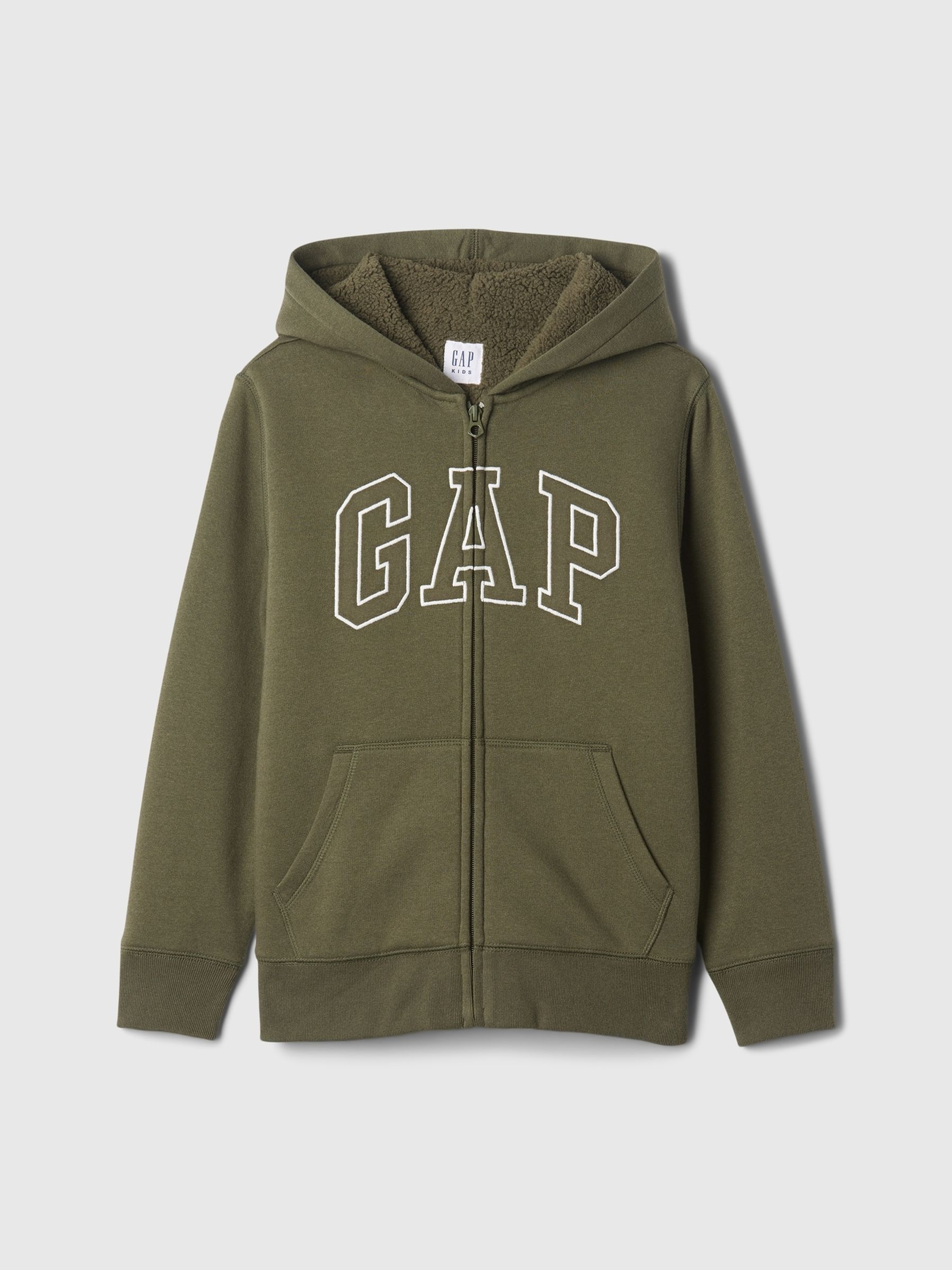 Sherpa lined hoodie gap online