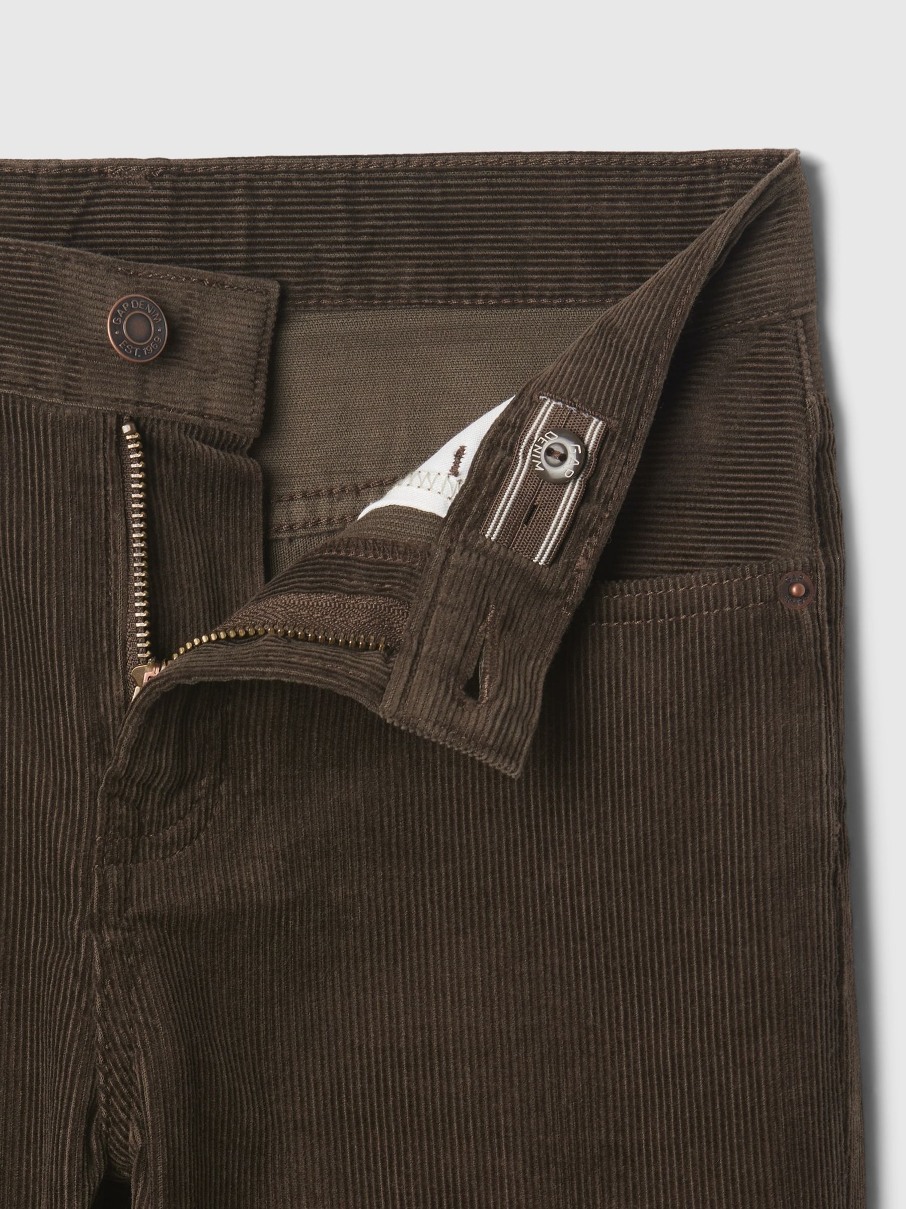Brown Original Straight Corduroy Jeans 5 13yrs Gap