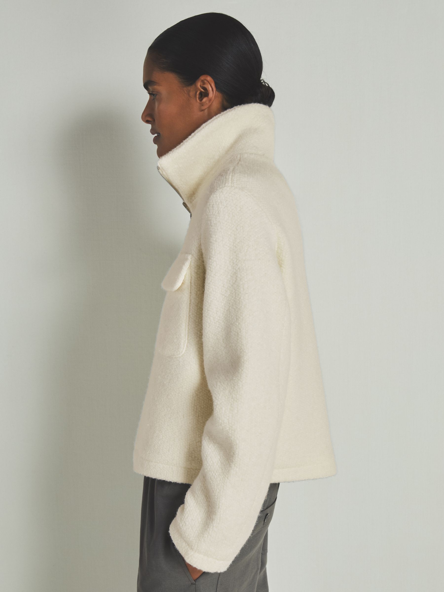 Reiss wool jacket store