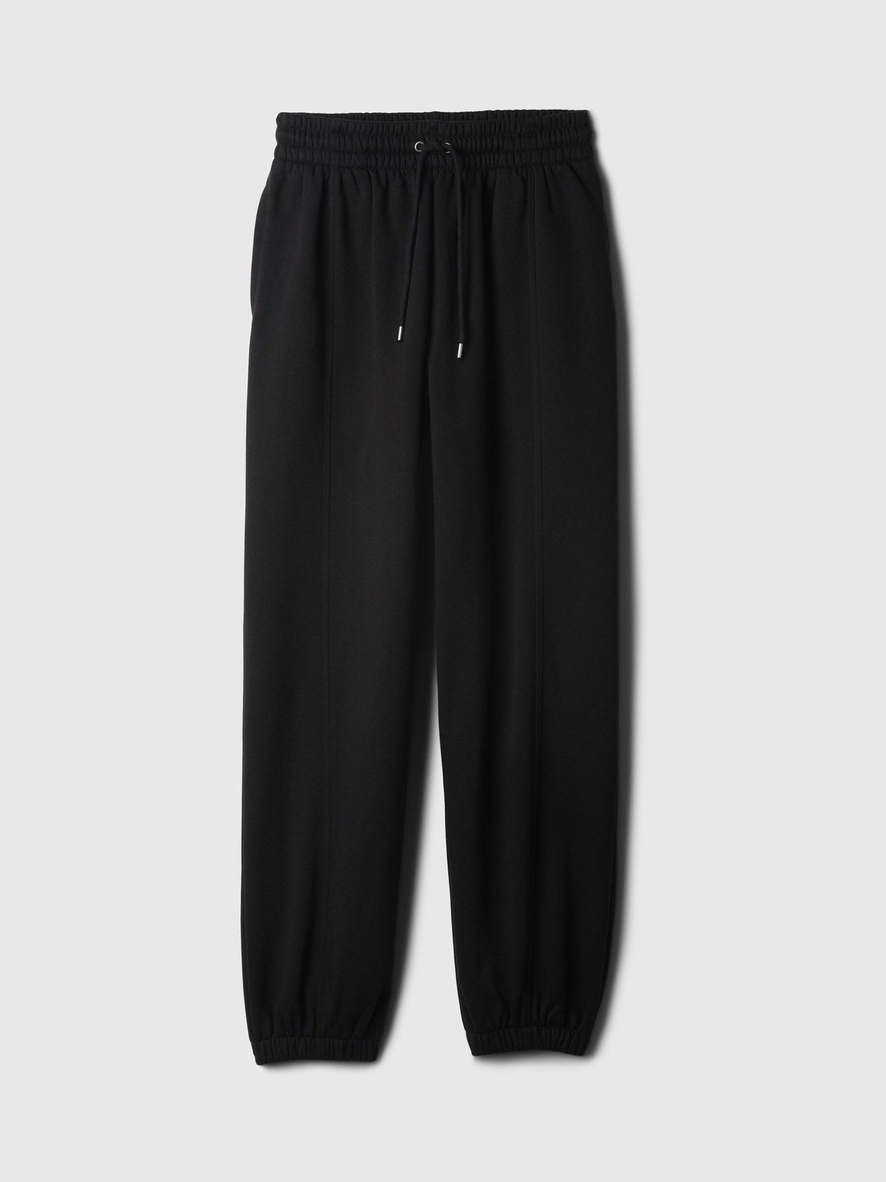 Black sweatpants baggy deals
