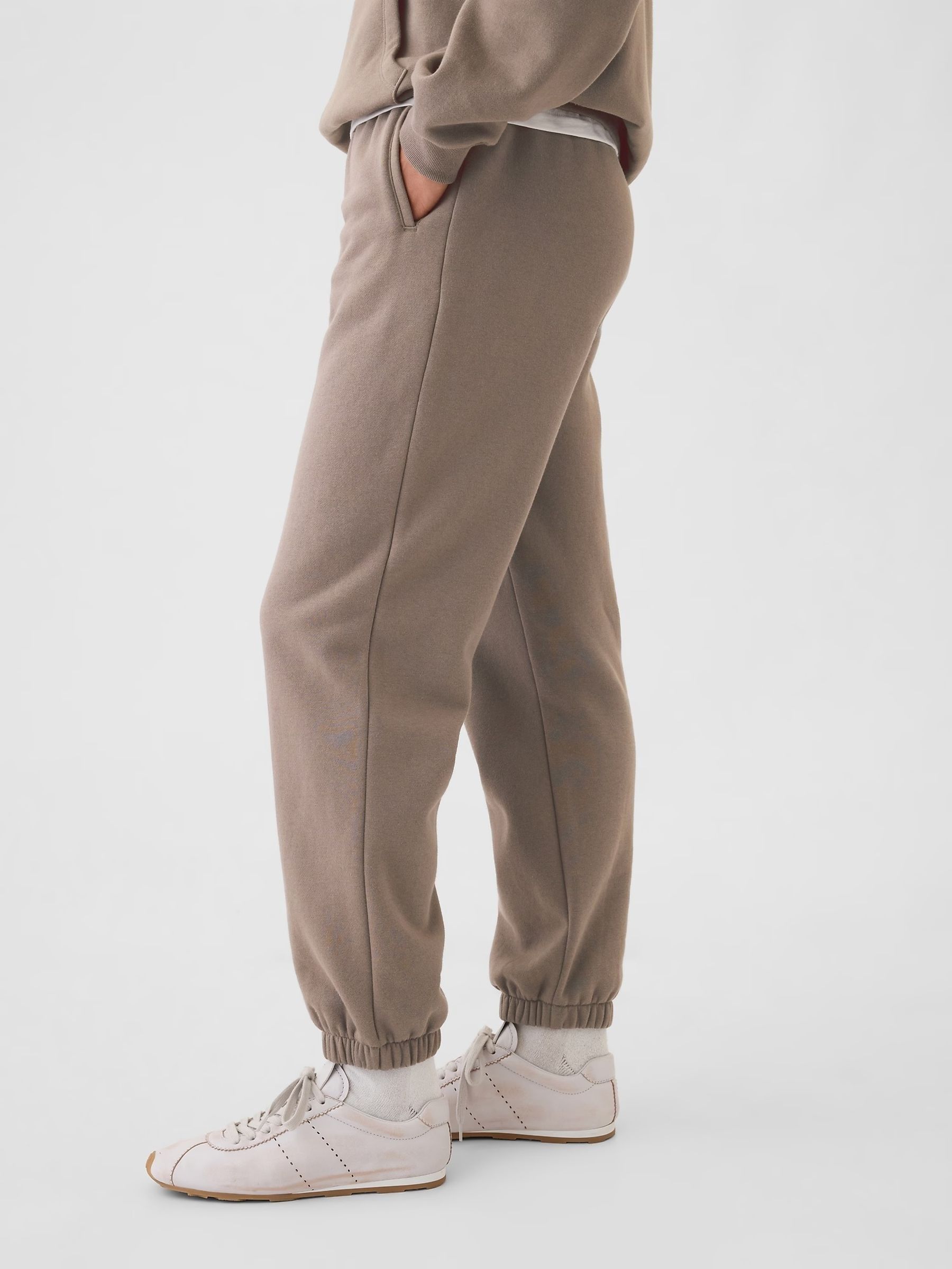 High waisted cuffed joggers outlet