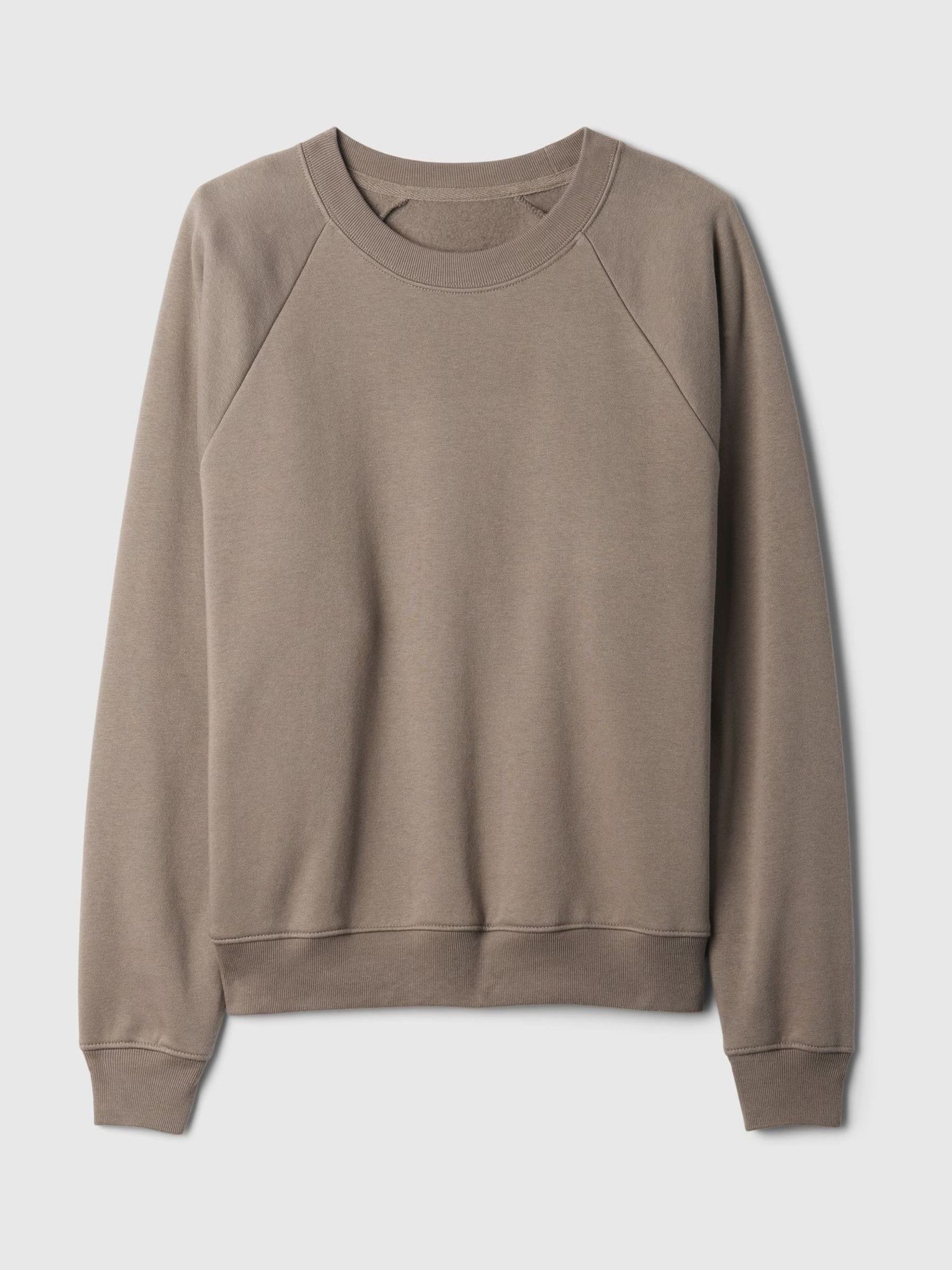 Buy Brown Vintage Soft Raglan Crew Neck Sweatshirt from the Gap online shop