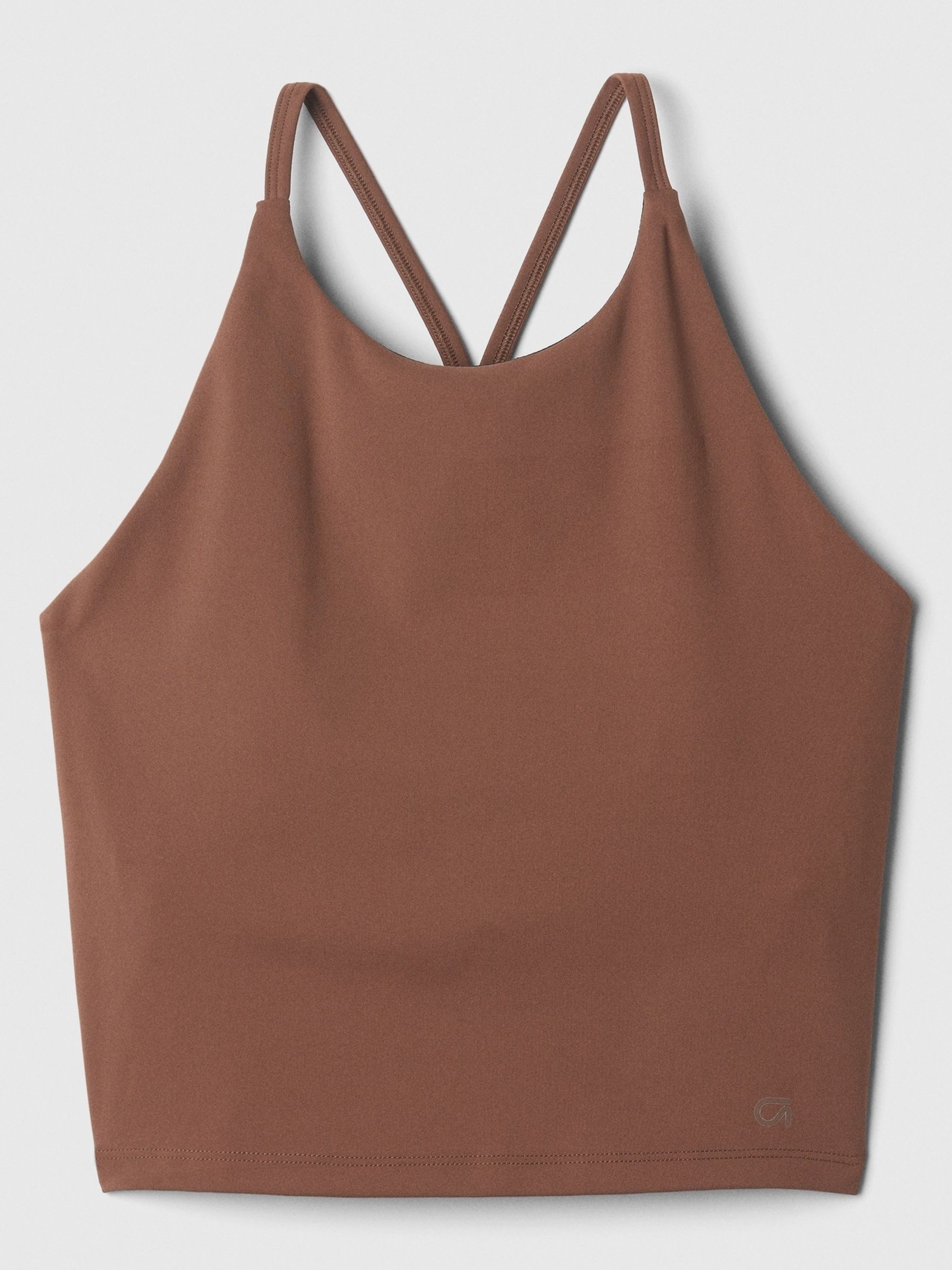 Brown sports bra sales
