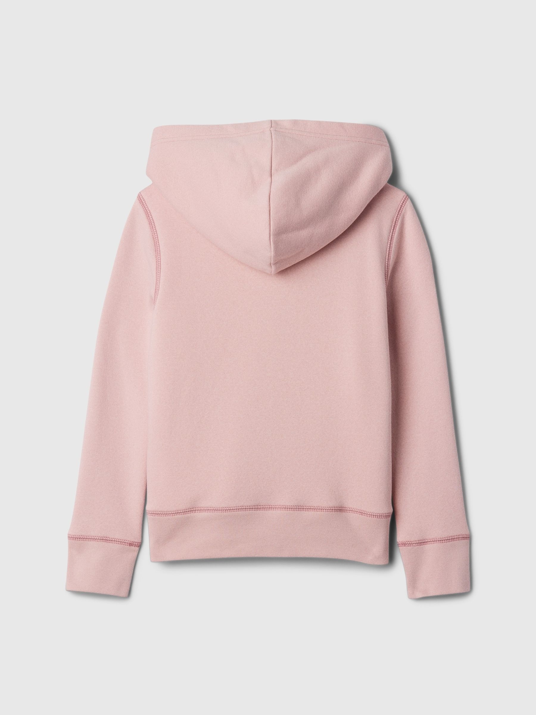 Pink Logo Sherpa Lined Zip Hoodie 4 13yrs