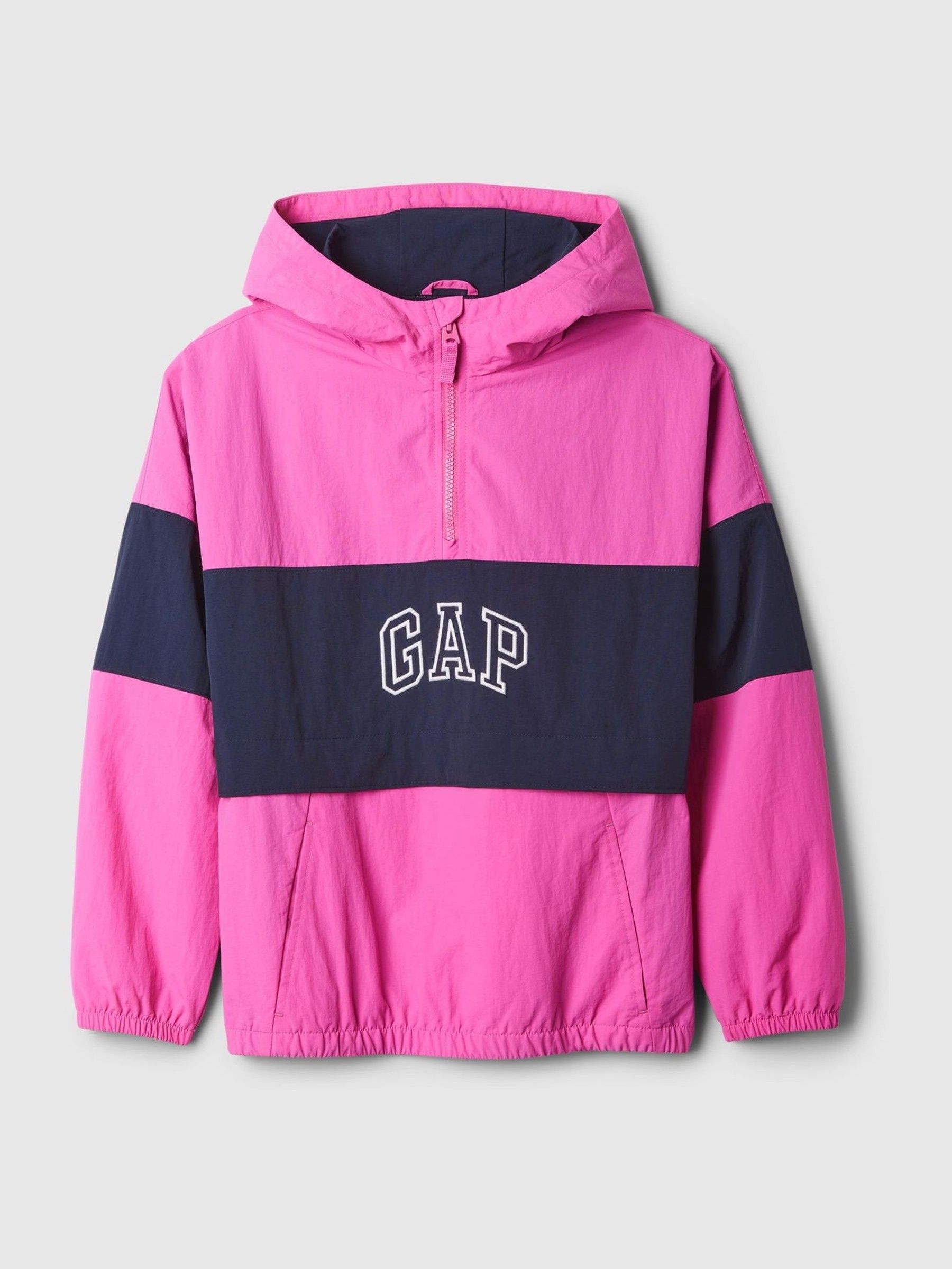 Pink Recycled Anorak Windbreaker Jacket 4 13yrs