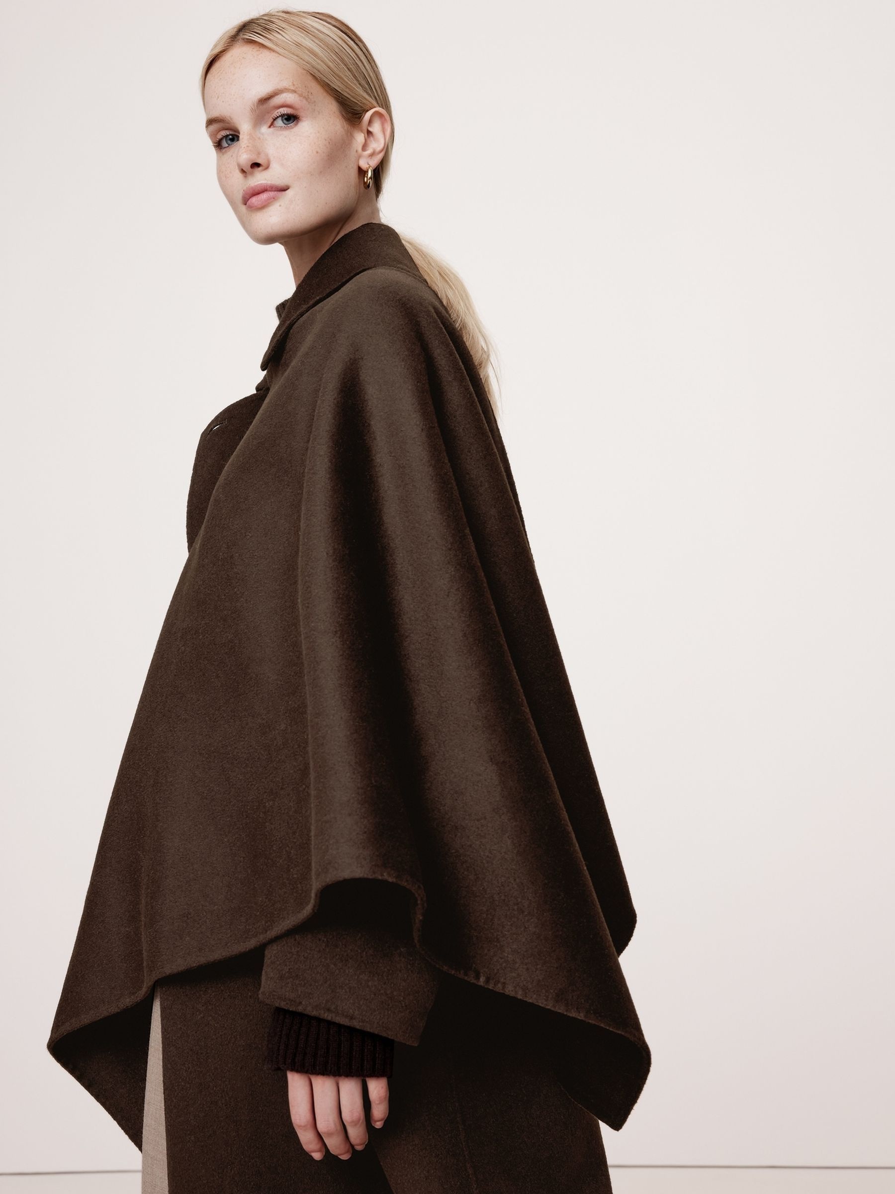 Double faced wrap coat banana republic discount