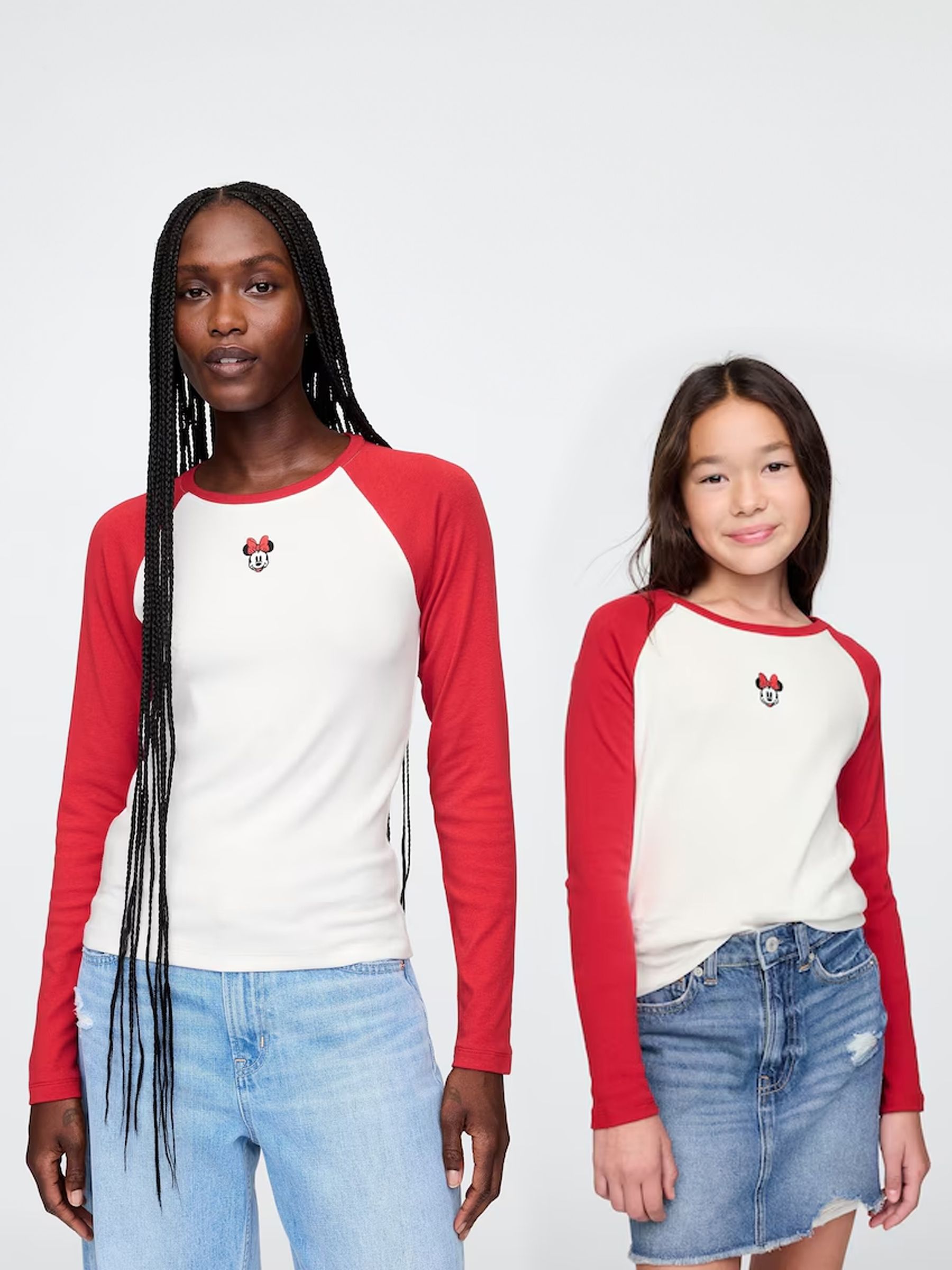 Buy Red Minnie Mouse Disney Raglan Character Long Sleeve T Shirt 4 13yrs from the Gap online shop