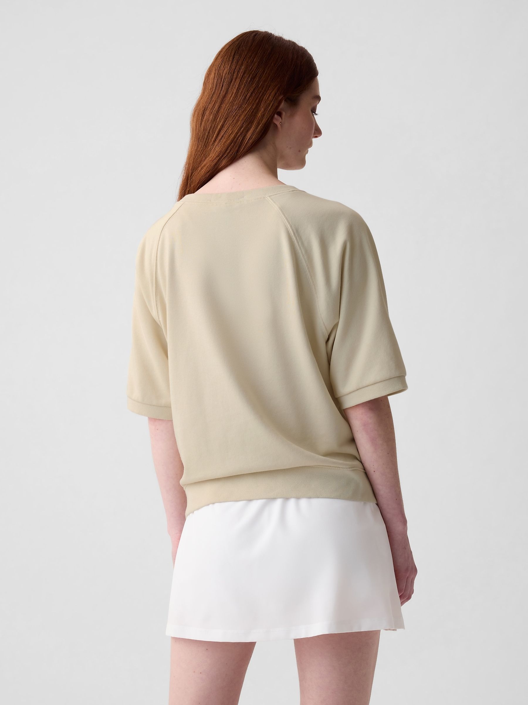 Buy Nude Logo Oversized Sweatshirt from the Gap online shop