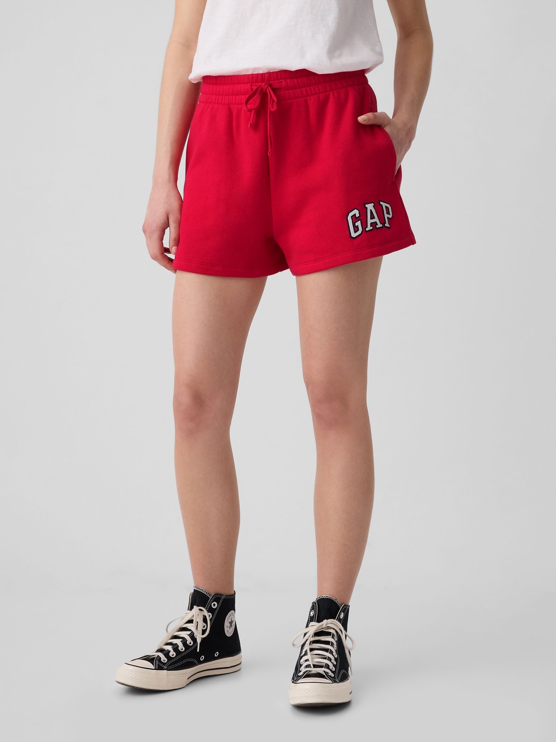 Gap red shorts new arrivals