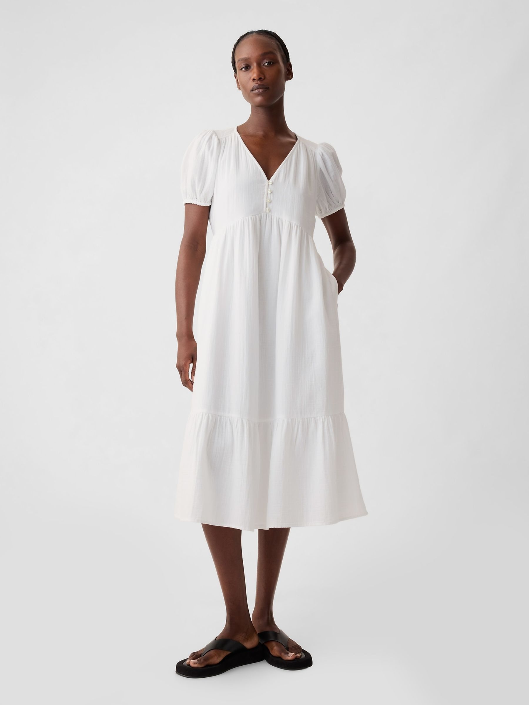 Midi dress gap shop