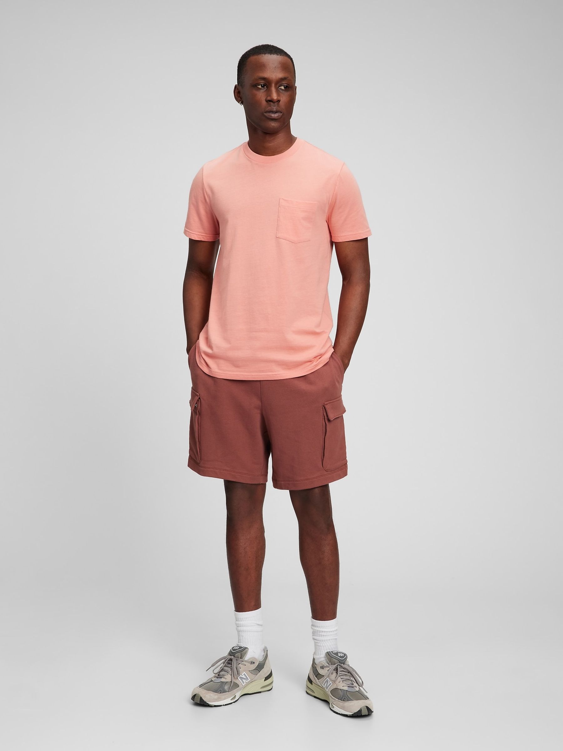 French Terry Cargo Sweat Shorts