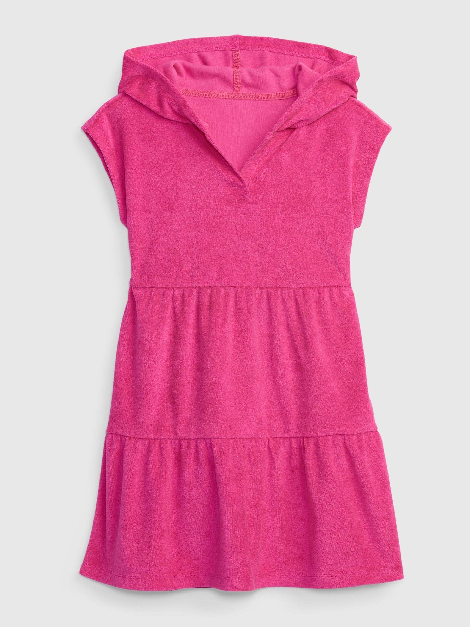 Buy Tiered Towel Terry Dress Kids from the Gap online shop