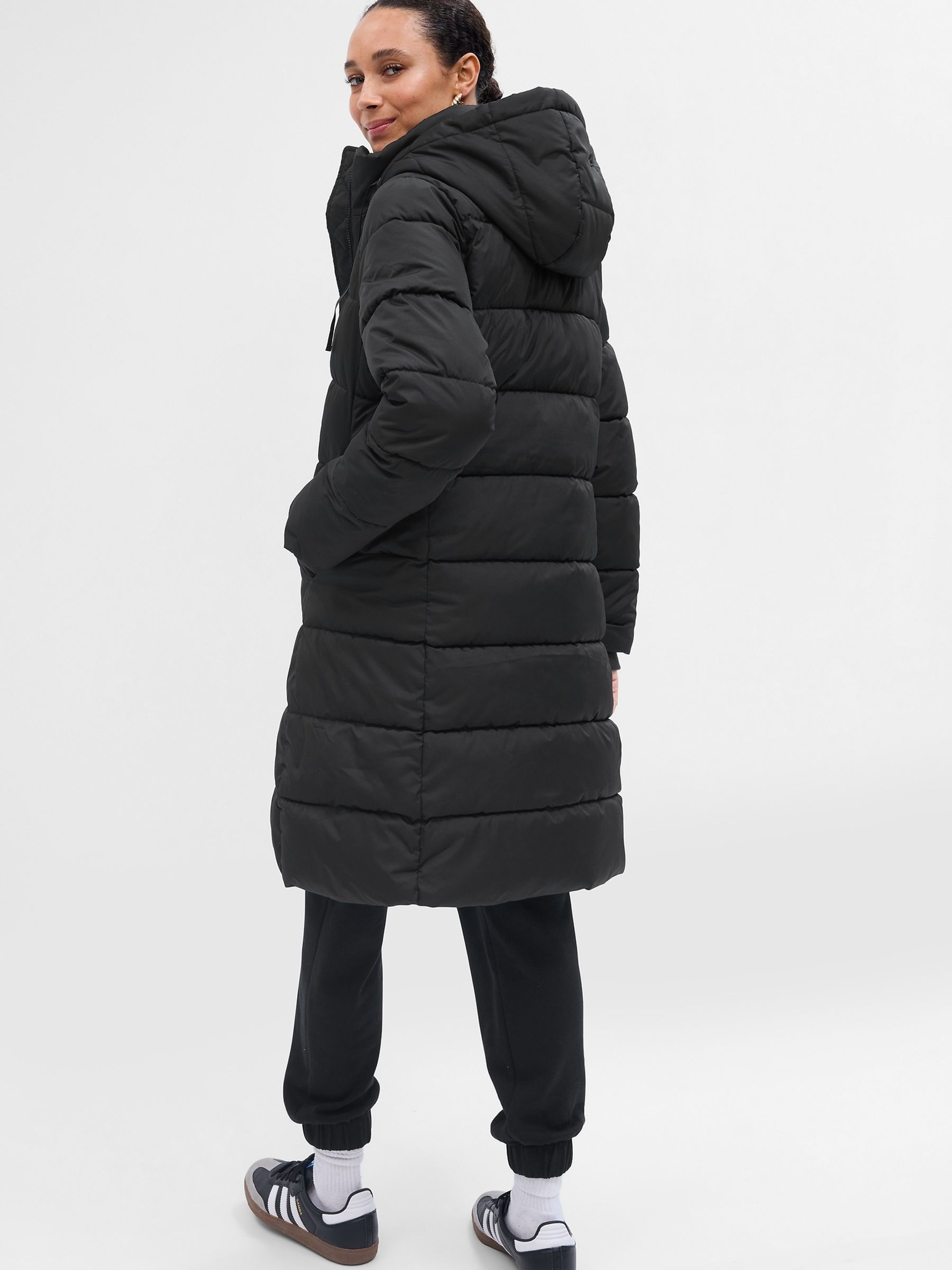 Long puffer coat gap on sale