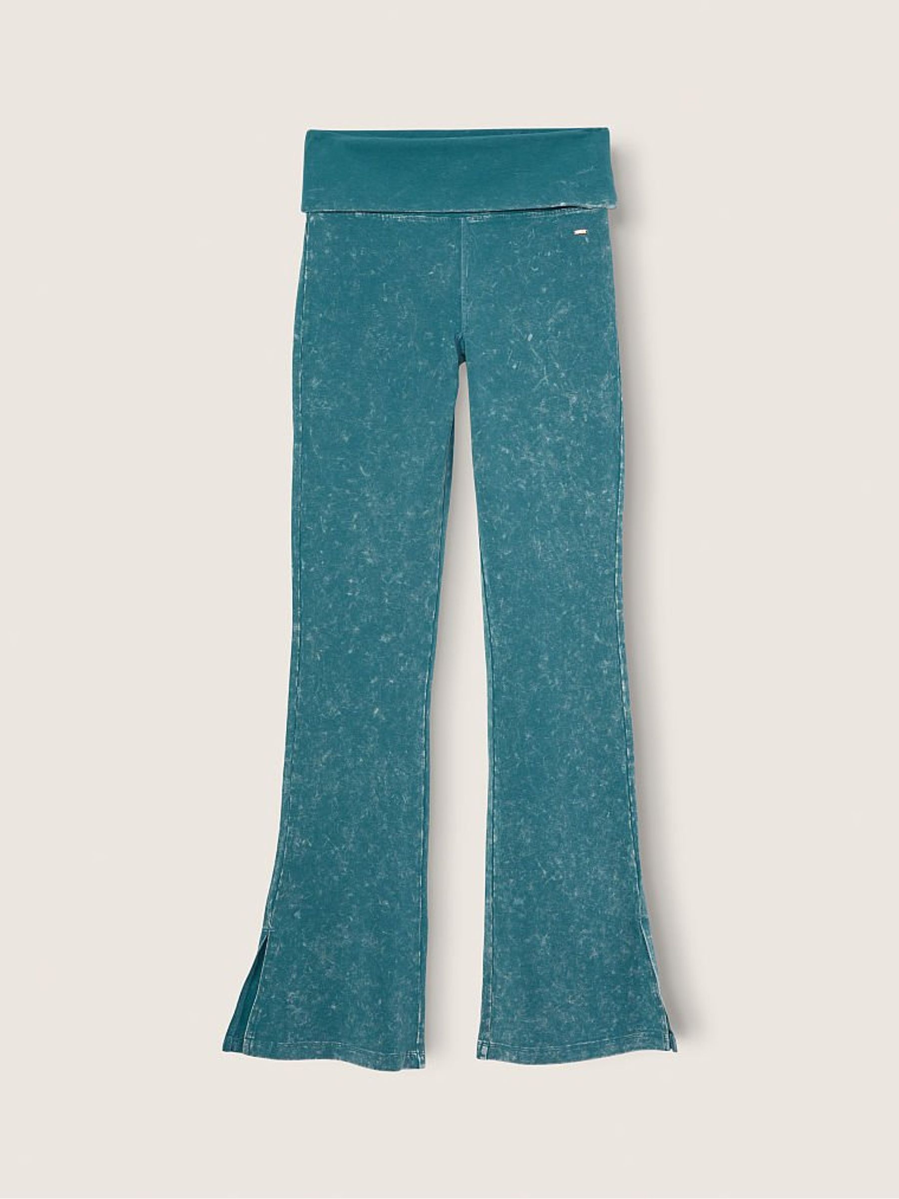 Cotton fold over yoga pants 2025