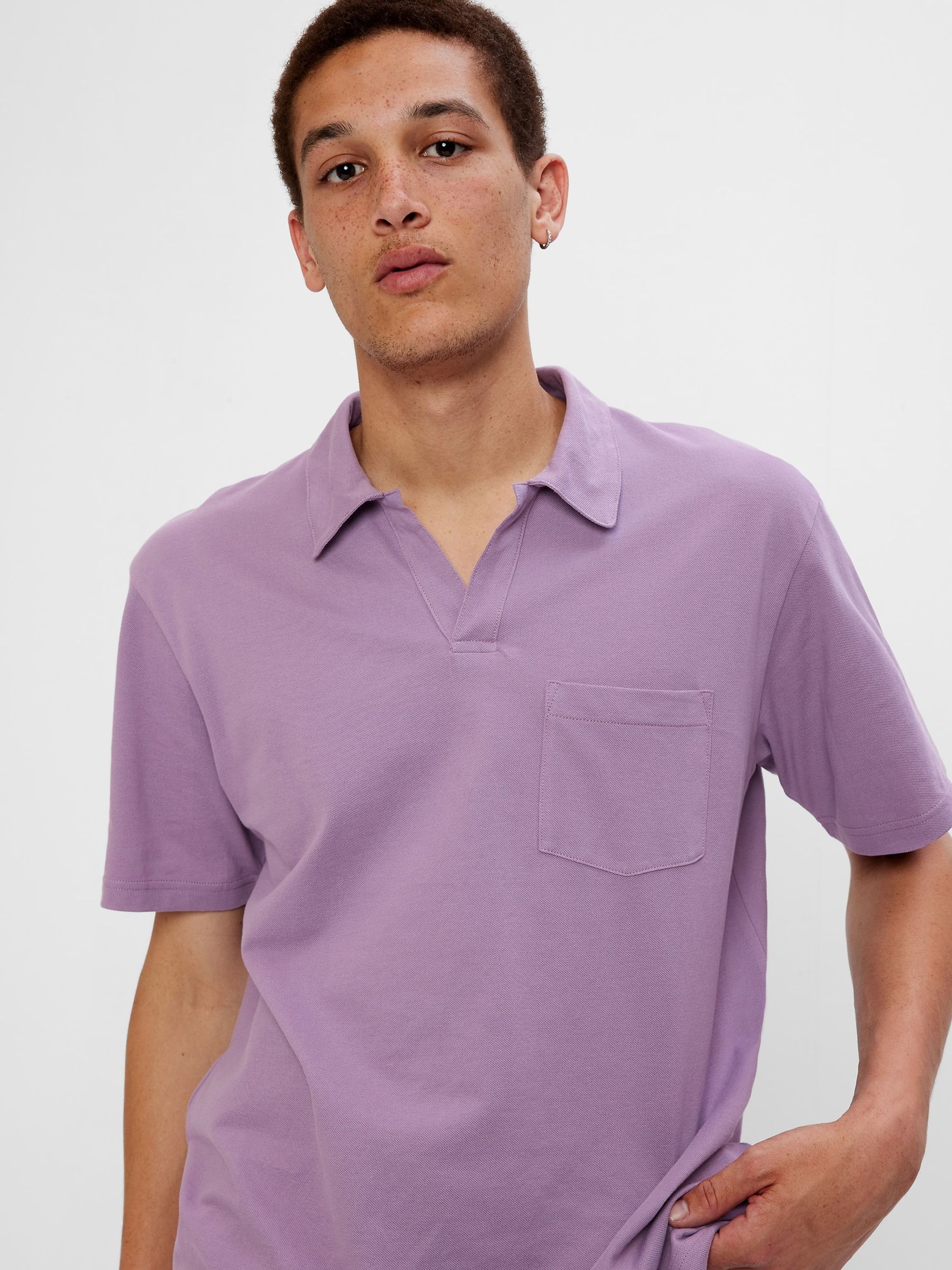 Polo t shirts with pocket online clearance