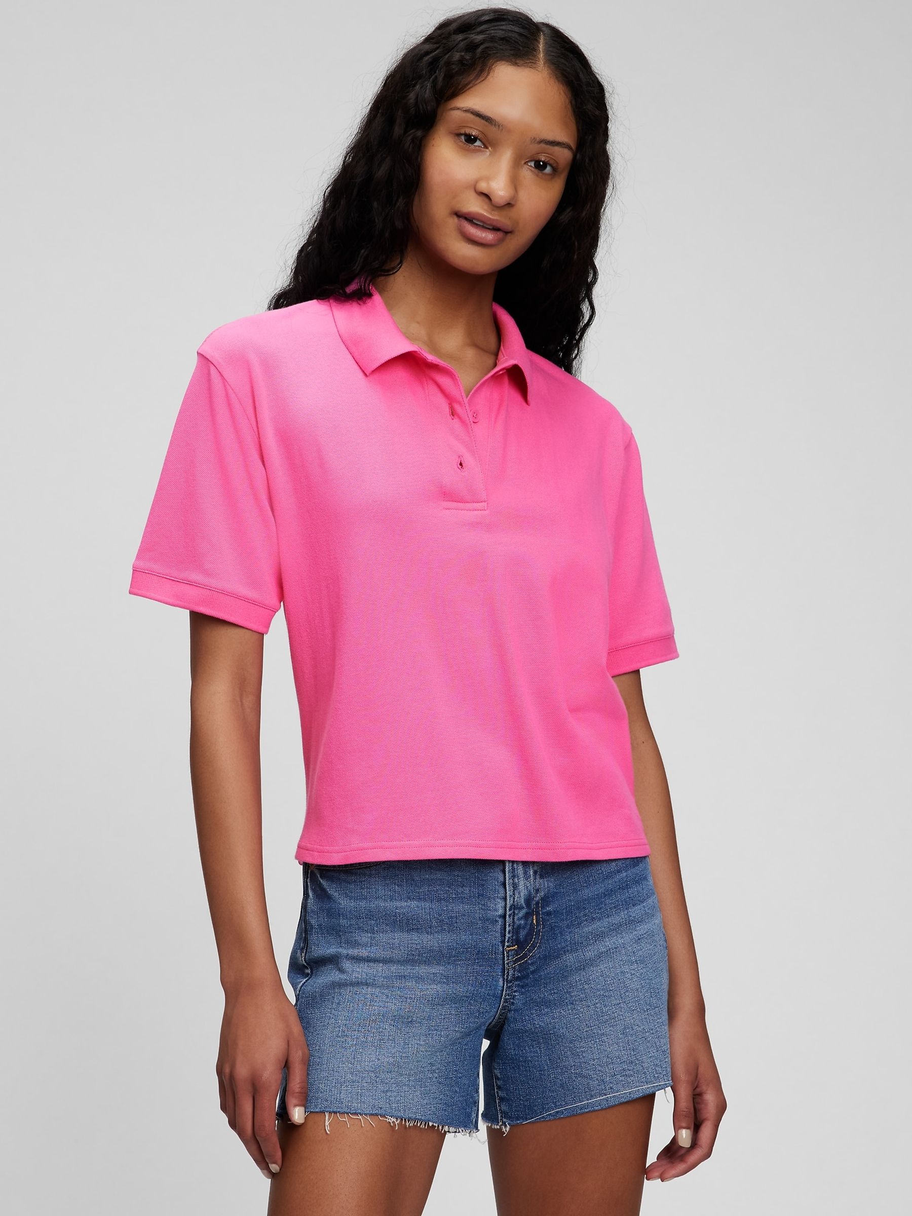 Buy Pique Polo Shirts from the Gap online shop