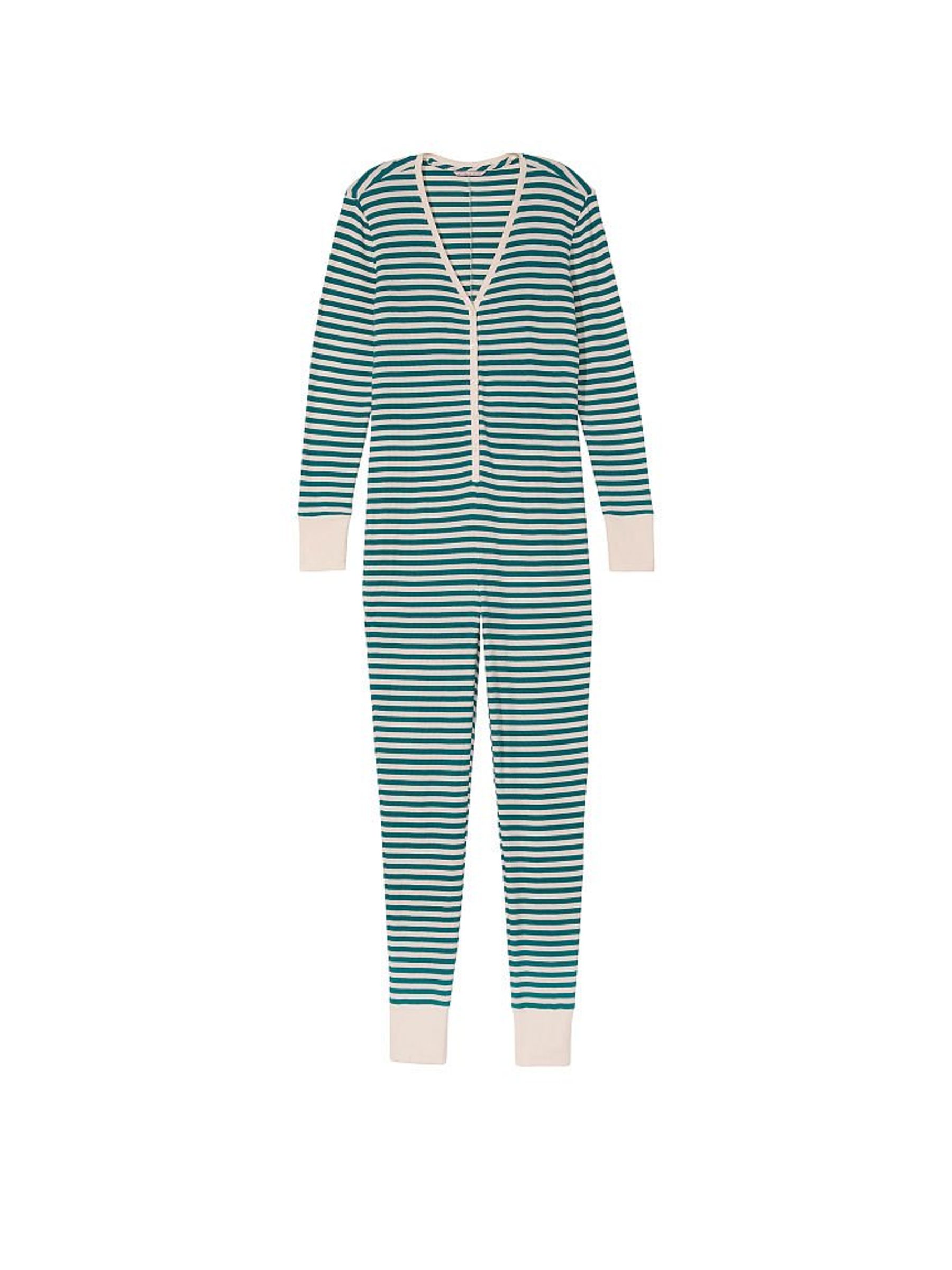 Striped long sleeve jumpsuit discount