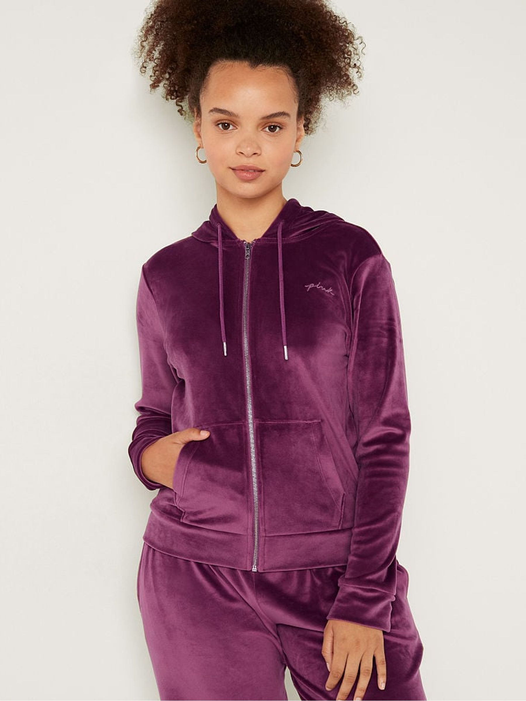 Maroon victoria secret hoodie outlet