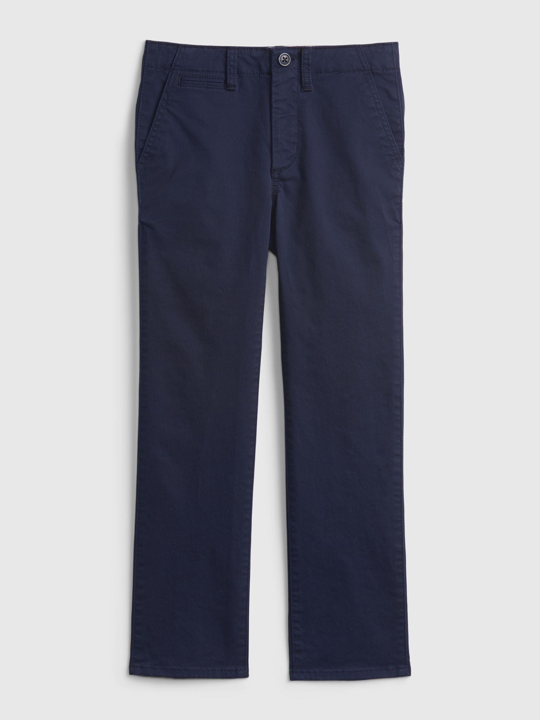 Buy Navy Blue Straight Leg Chinos 4 16yrs from the Gap online shop