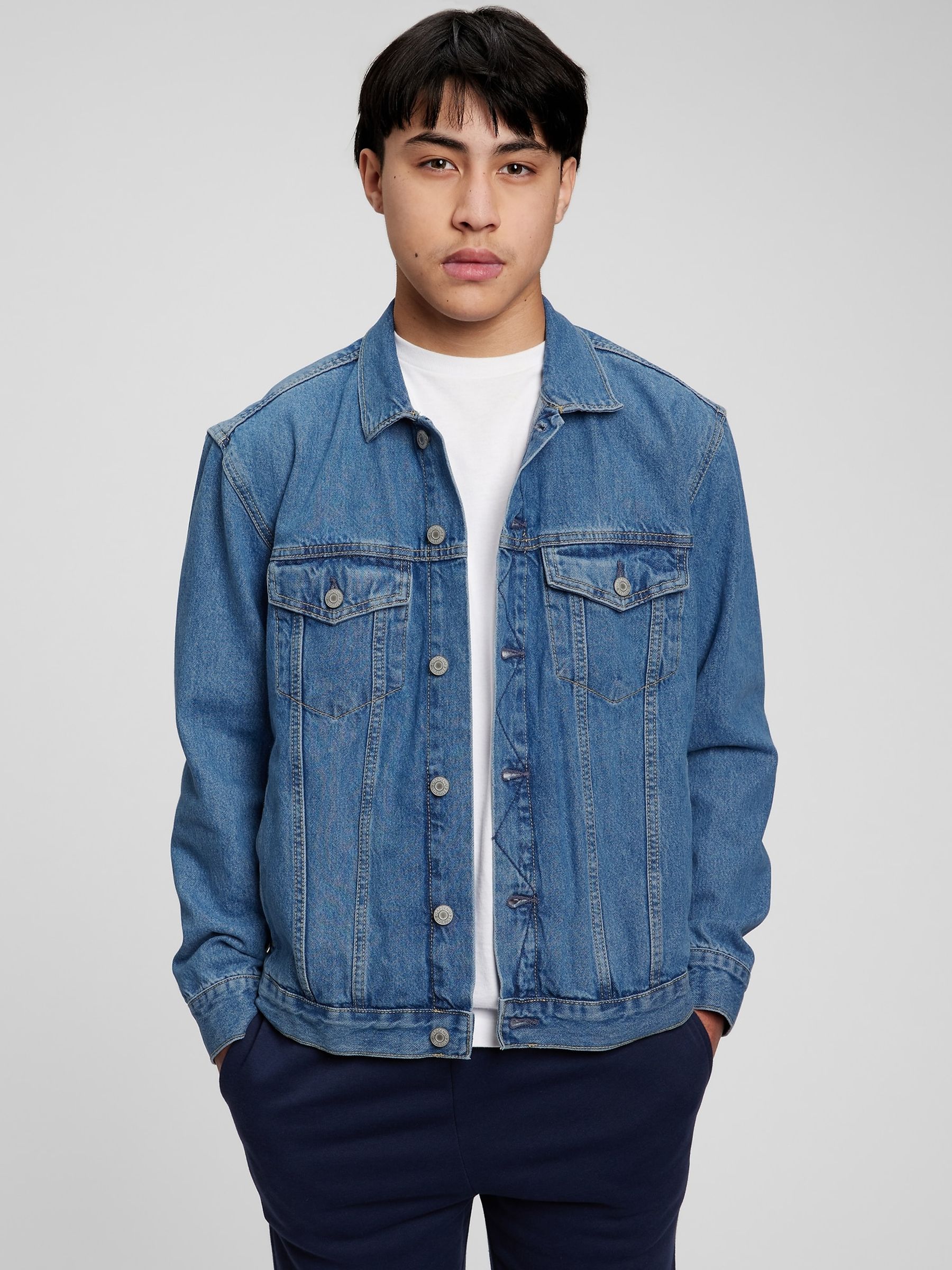 Gap oversized denim jacket new arrivals