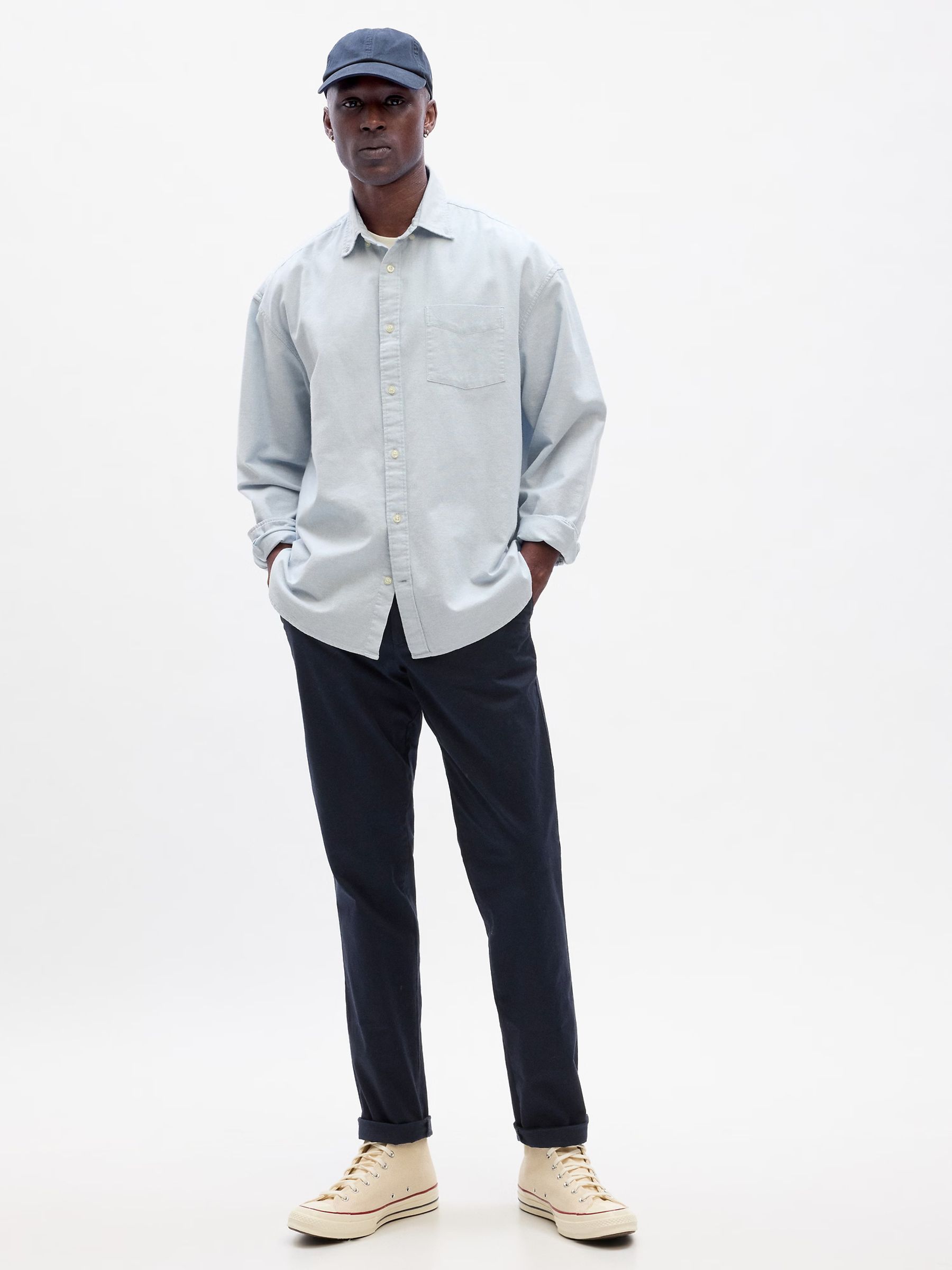 Gap navy chinos cheap