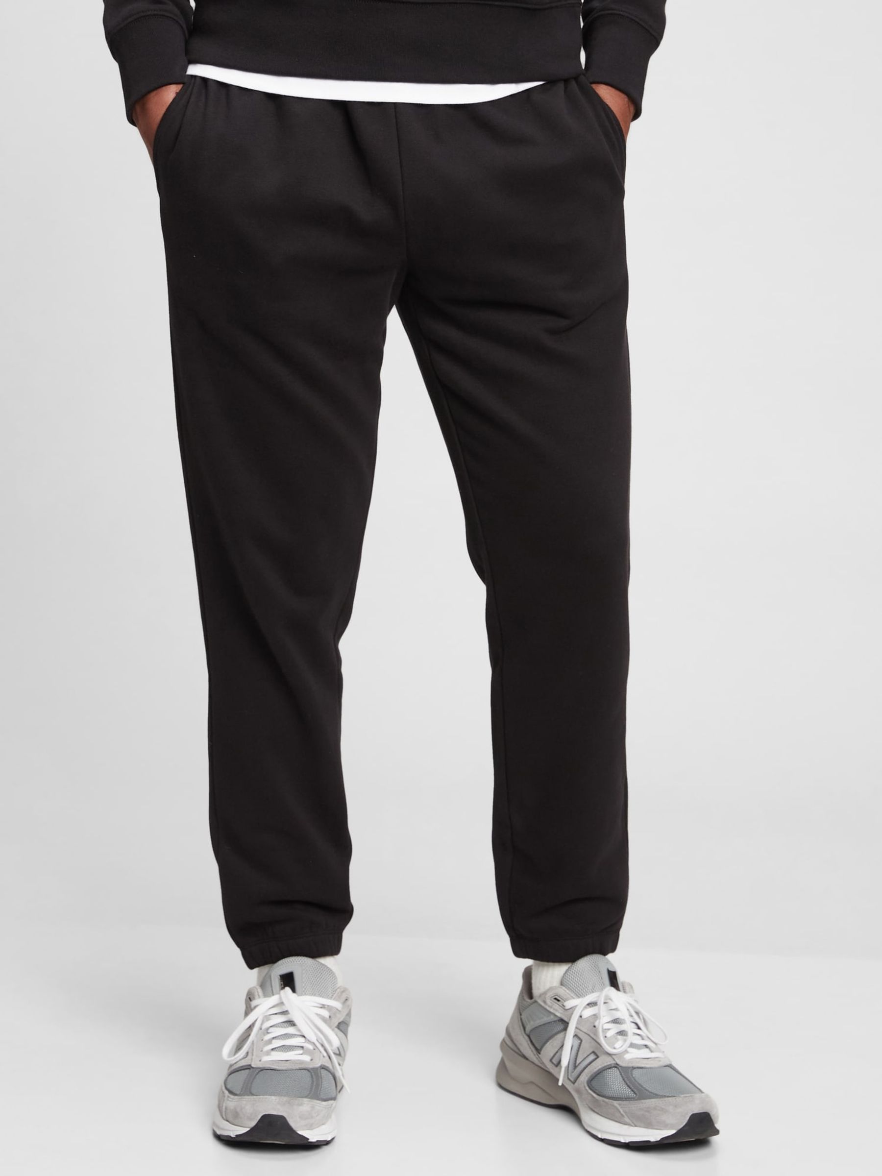 Black Vintage Soft Pull On Joggers