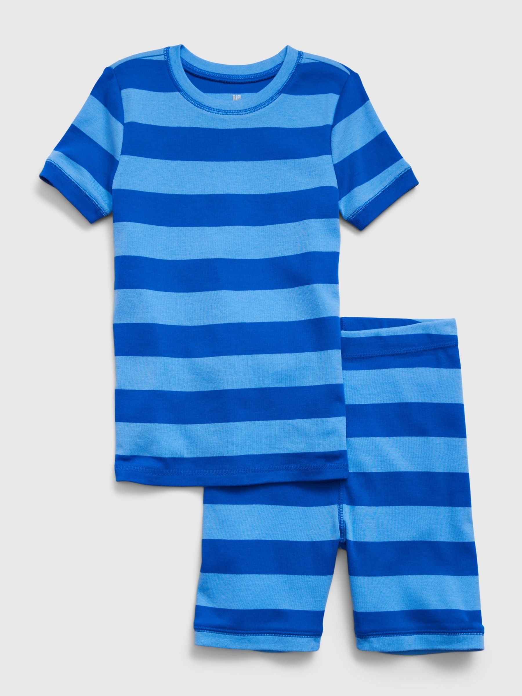 Buy Organic Cotton Rugby Stripe Pyjama Short Set from the Gap online shop