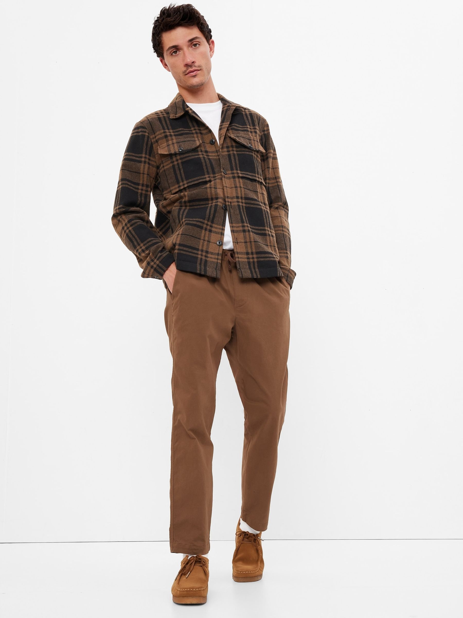 Plaid pants gap cheap