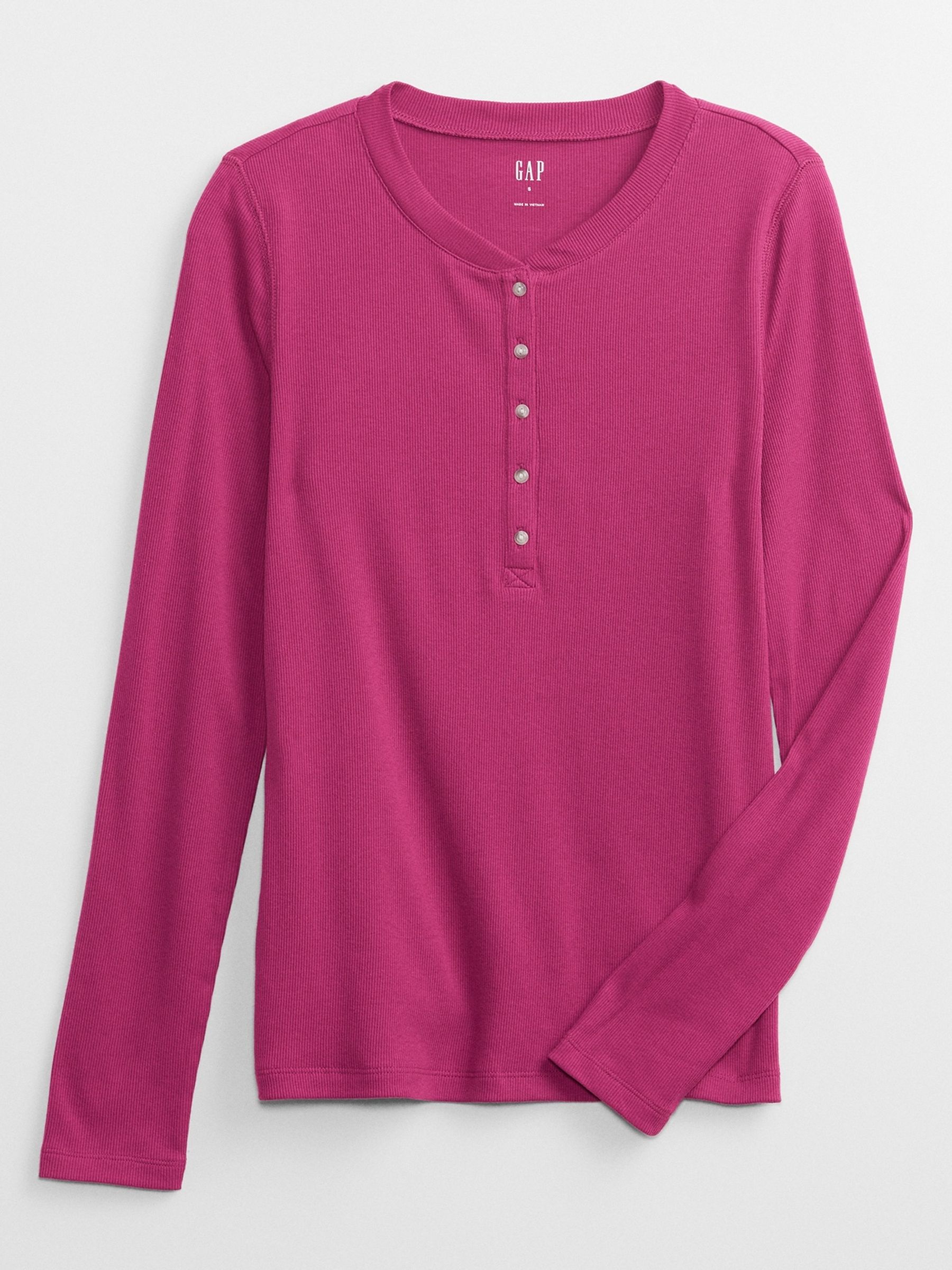 Pink henley shirt store