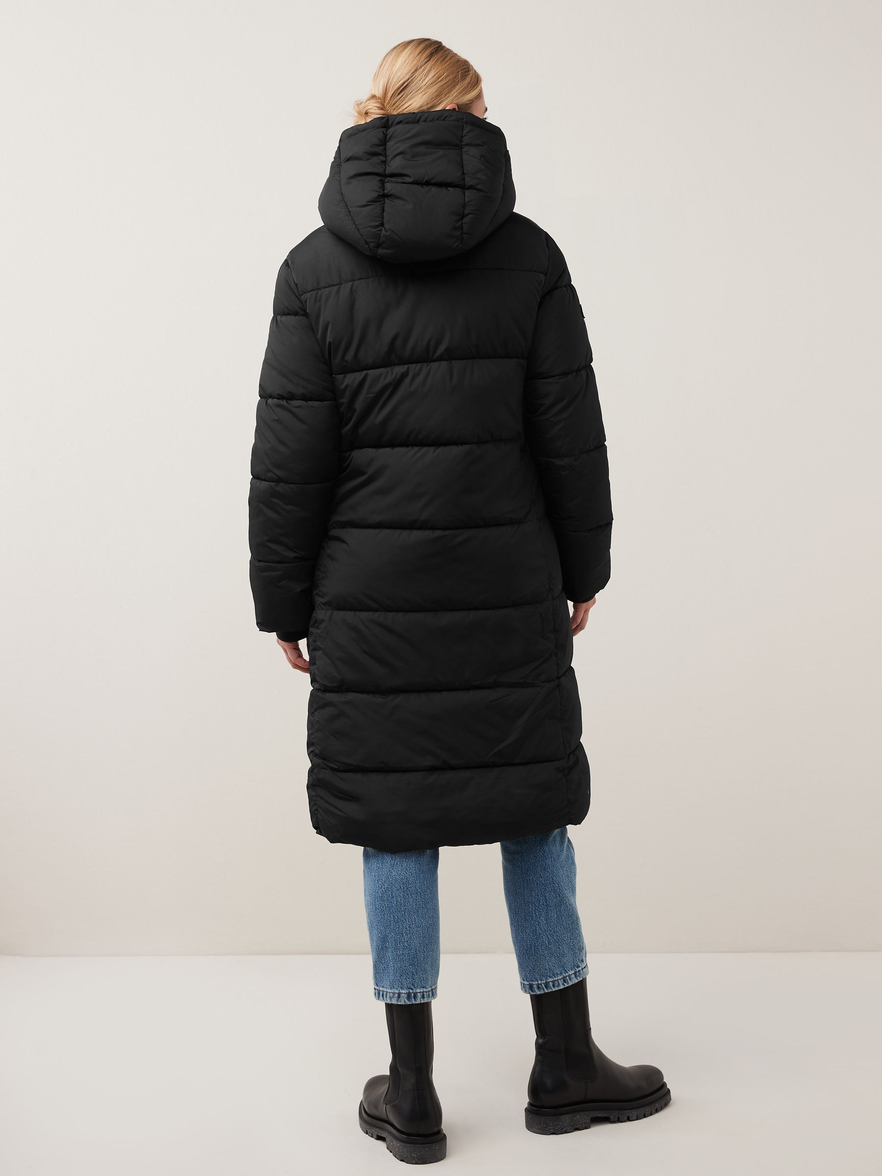 Black Long Puffer Coat